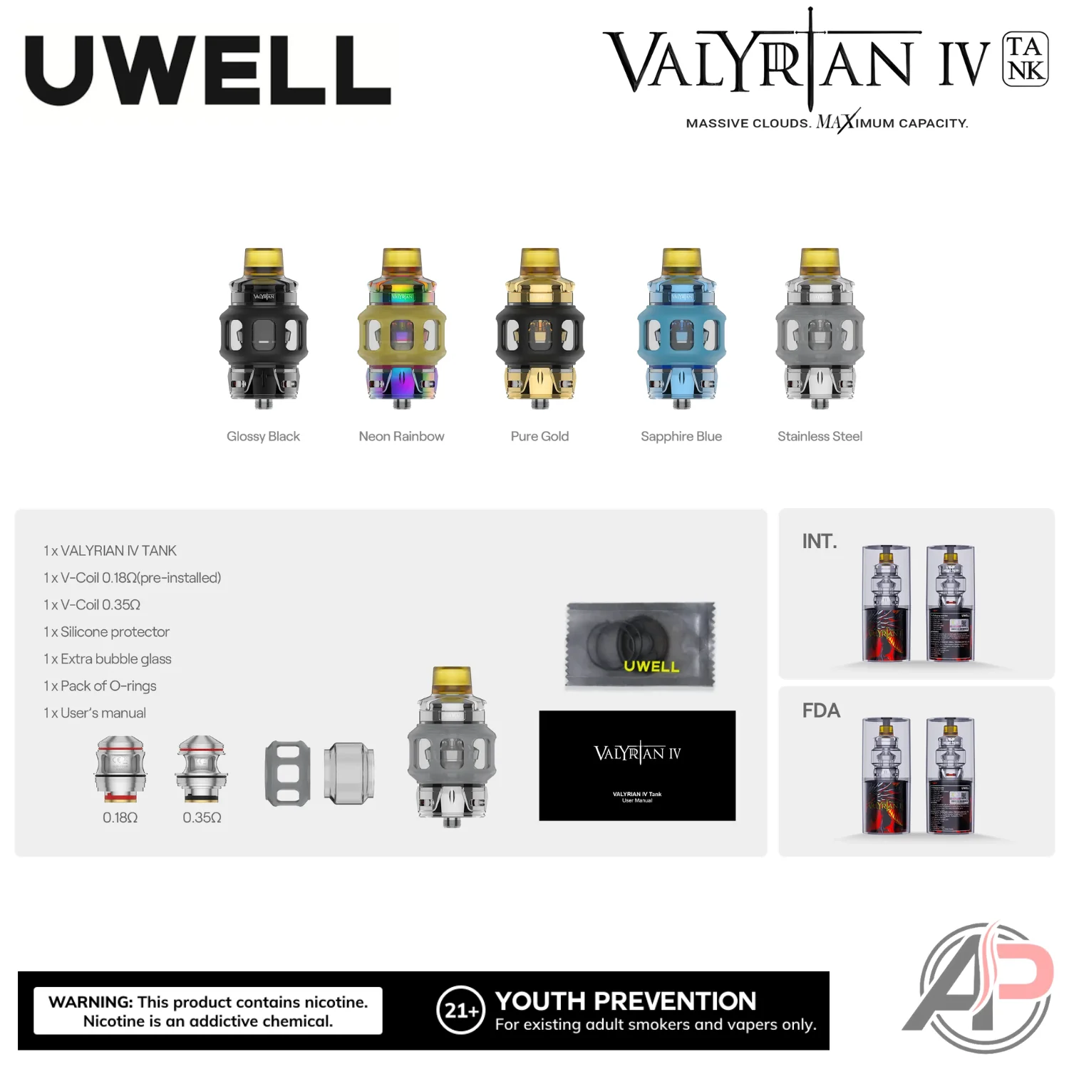 Uwell Valyrian IV Vape Tank - Image 8