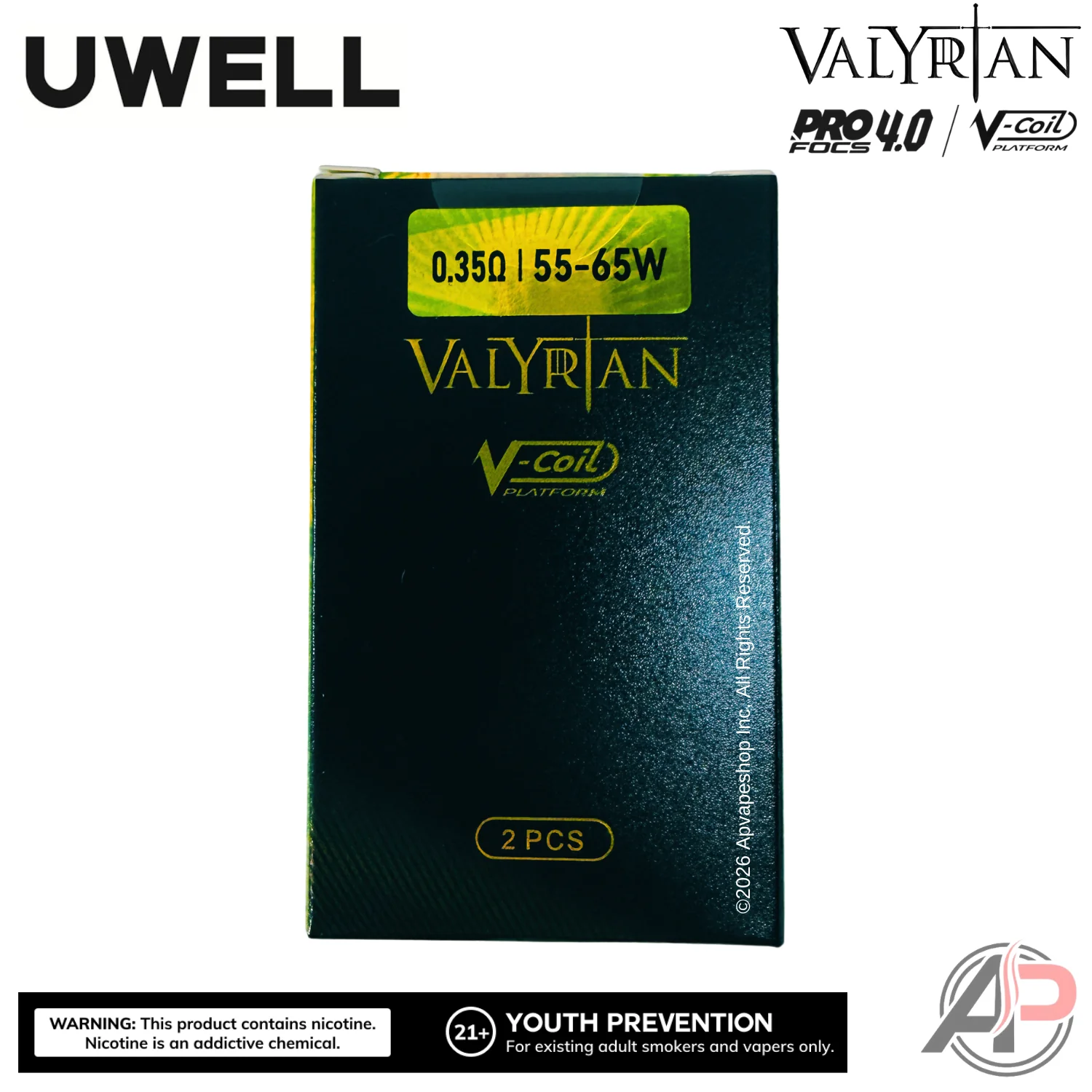 Uwell Valyrian V Replacement Coils 2 Pack - Image 5