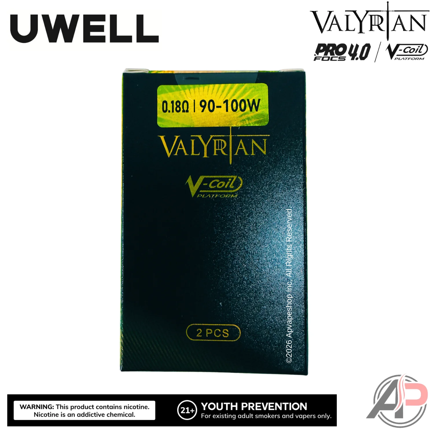 Uwell Valyrian V Replacement Coils 2 Pack - Image 6