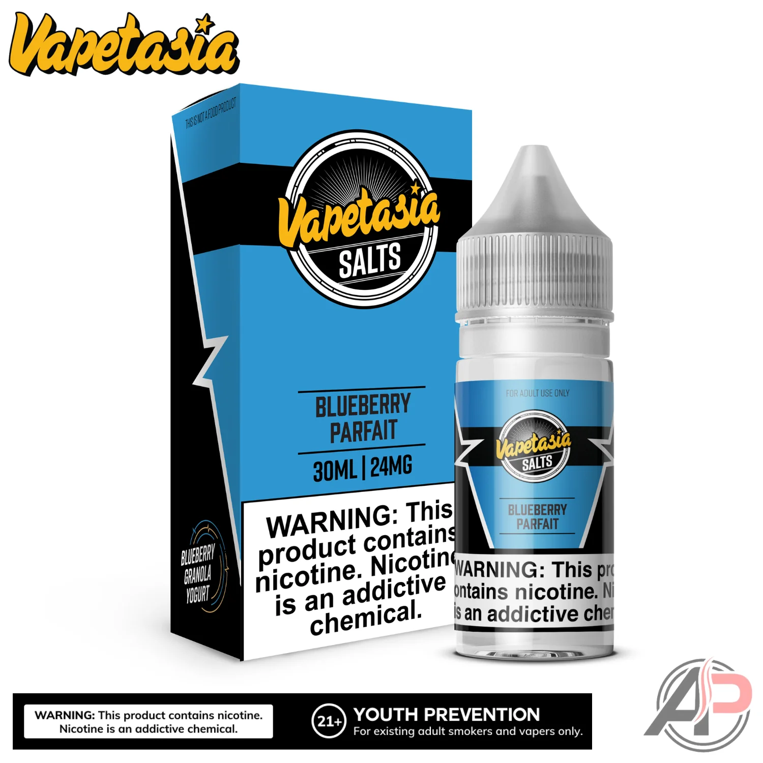 Vapetasia Blueberry Parfait E-Liquid 100mL - Image 2