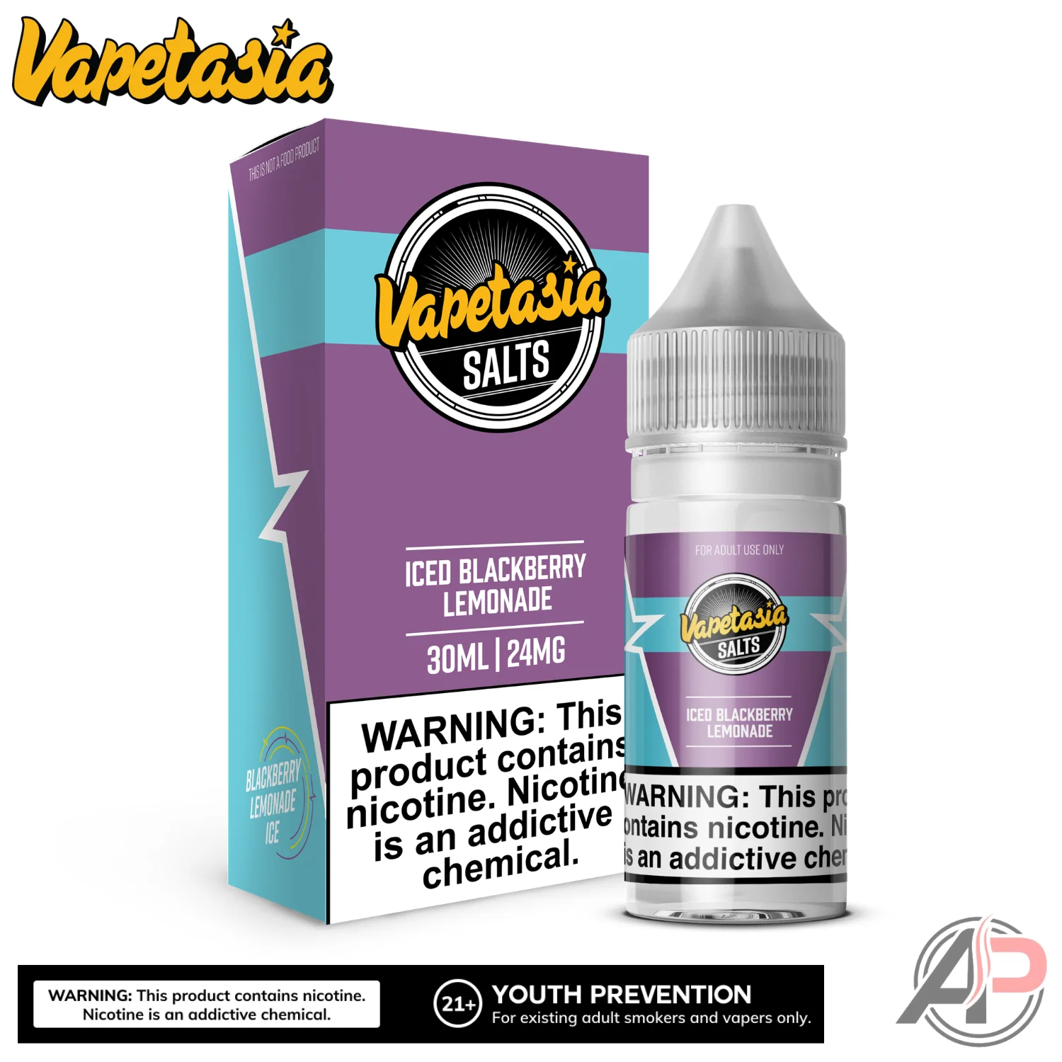 Vapetasia Iced Blackberry Lemonade E-Liquid 100mL - Image 2