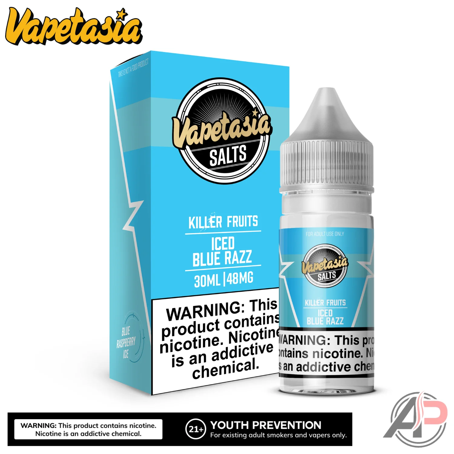 Vapetasia Killer Fruits Iced Blue Razz E-Liquid 100mL - Image 2
