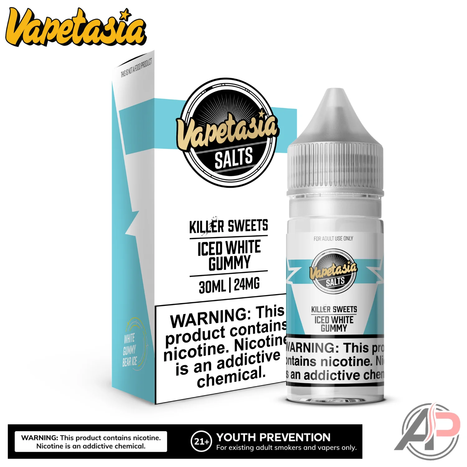 Vapetasia Killer Sweets Iced White Gummy E-Liquid 100mL - Image 2