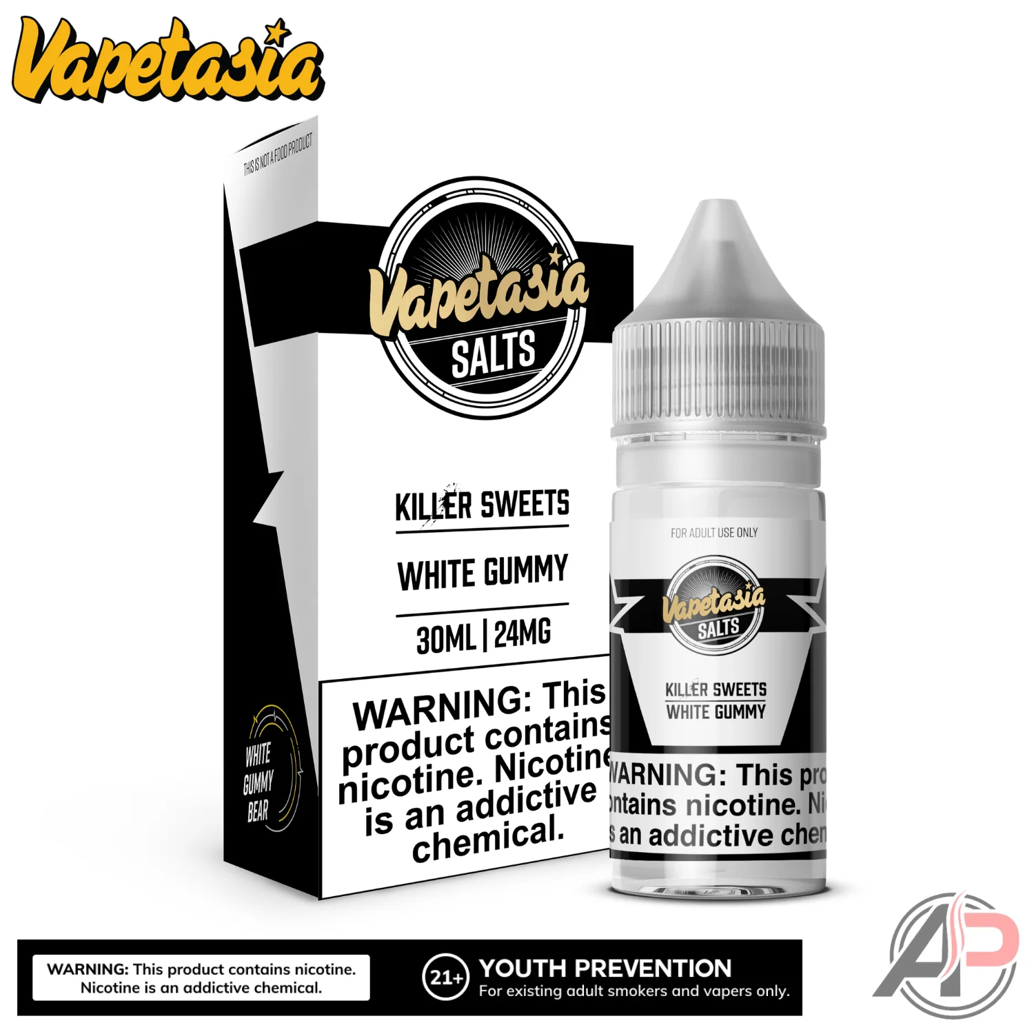 Vapetasia Killer Sweets White Gummy E-Liquid 100mL - Image 2