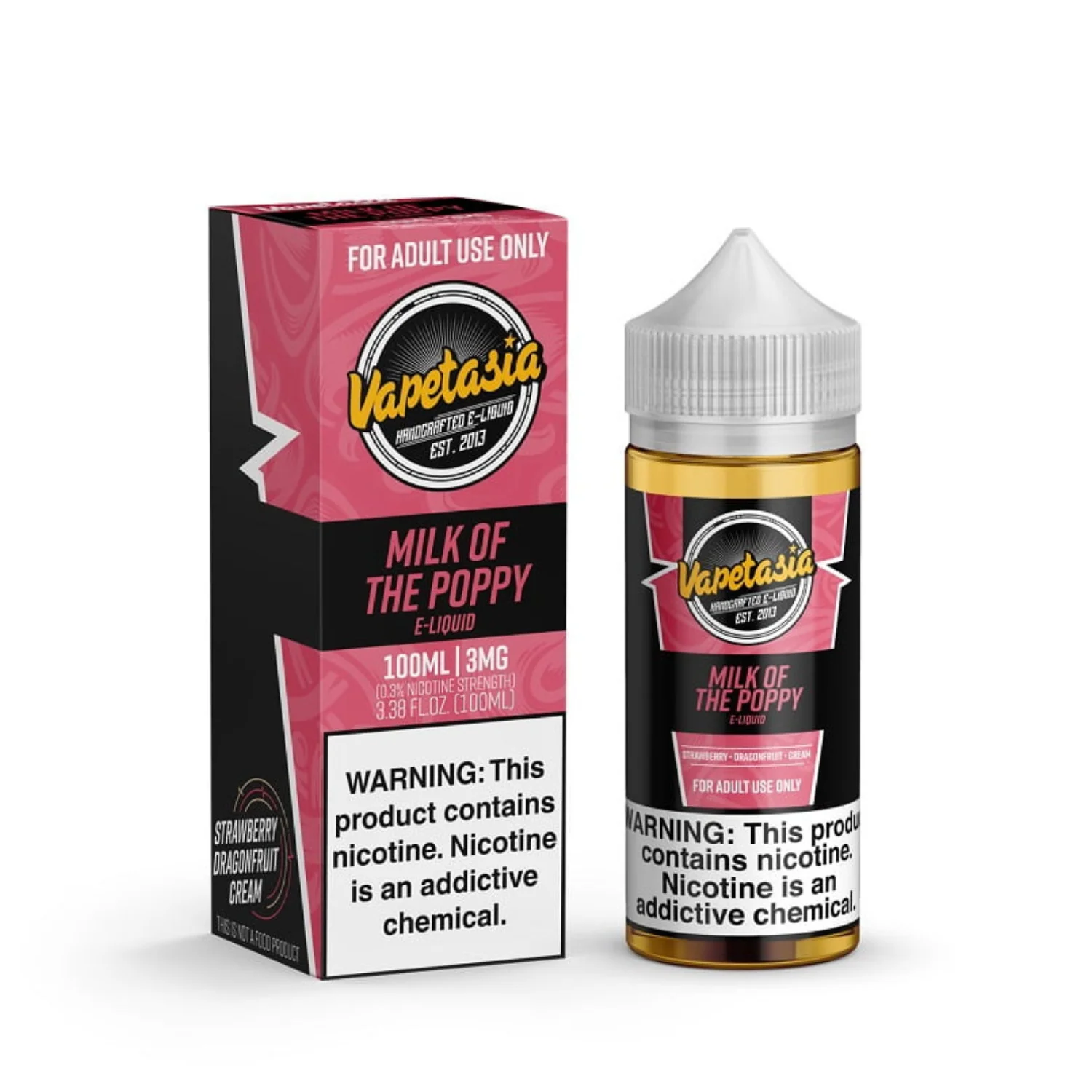 Vapetasia Milk Of The Poppy 100mL E-Liquid - Image 3