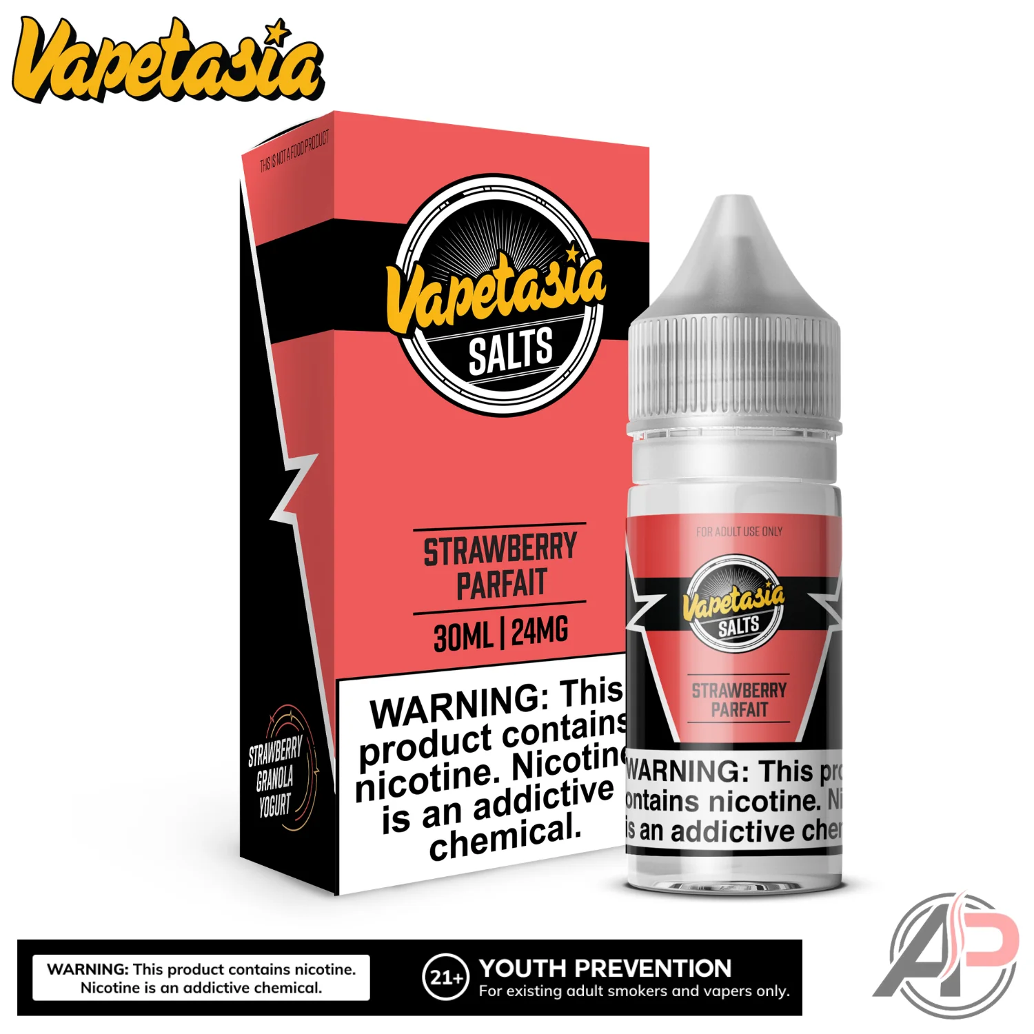 Vapetasia Strawberry Parfait E-Liquid 100mL - Image 2