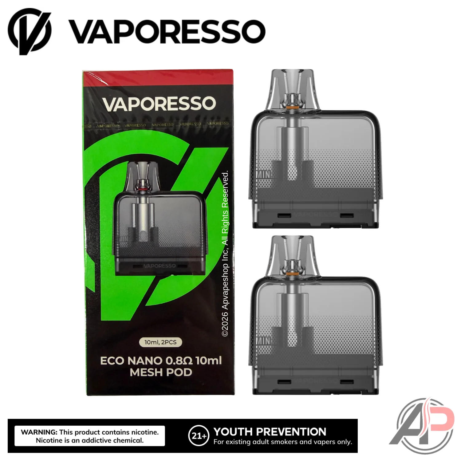 Vaporesso Eco Nano Replacement pods 2 Pack - Image 3
