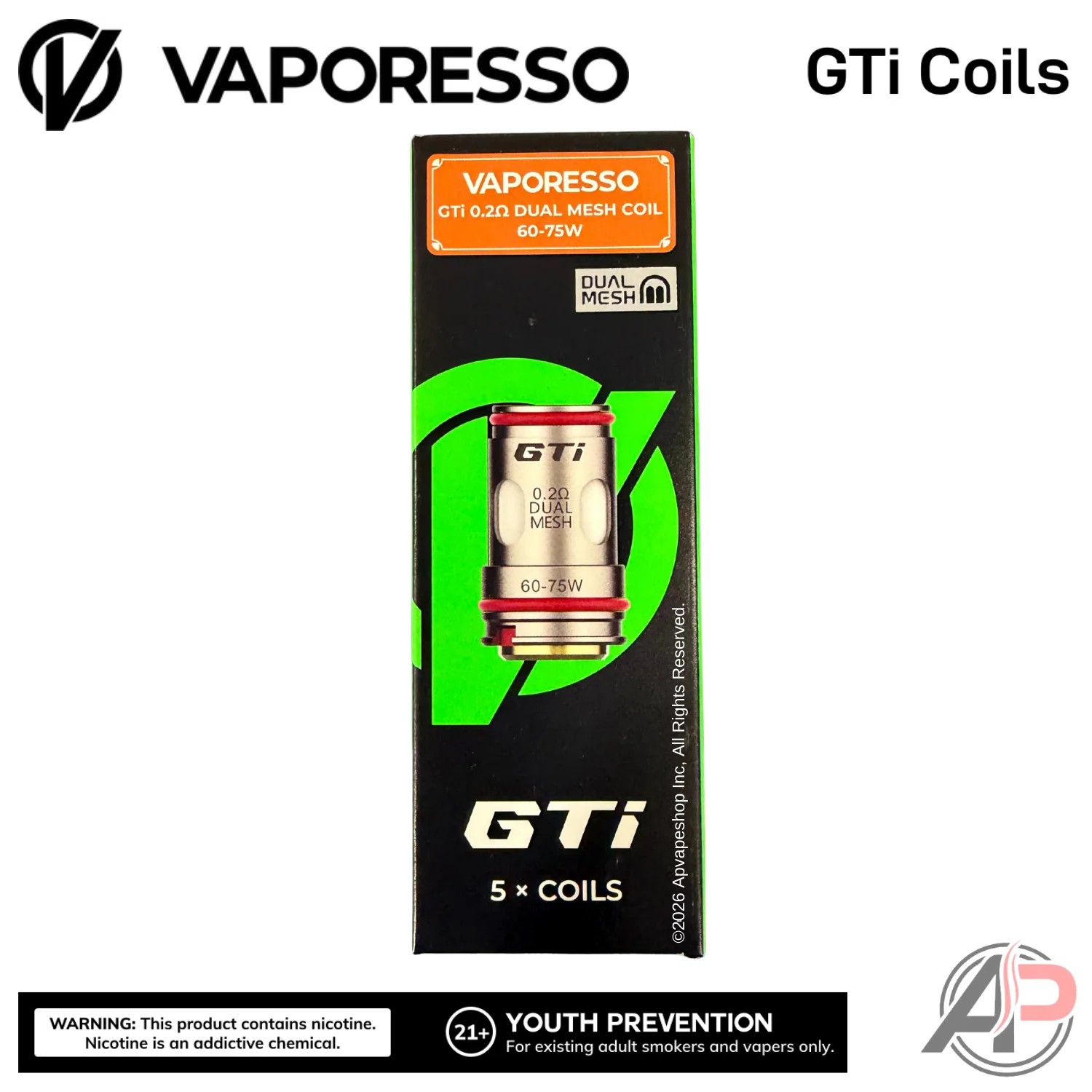 Vaporesso Gti Replacement Coils 5 Pack - Image 5