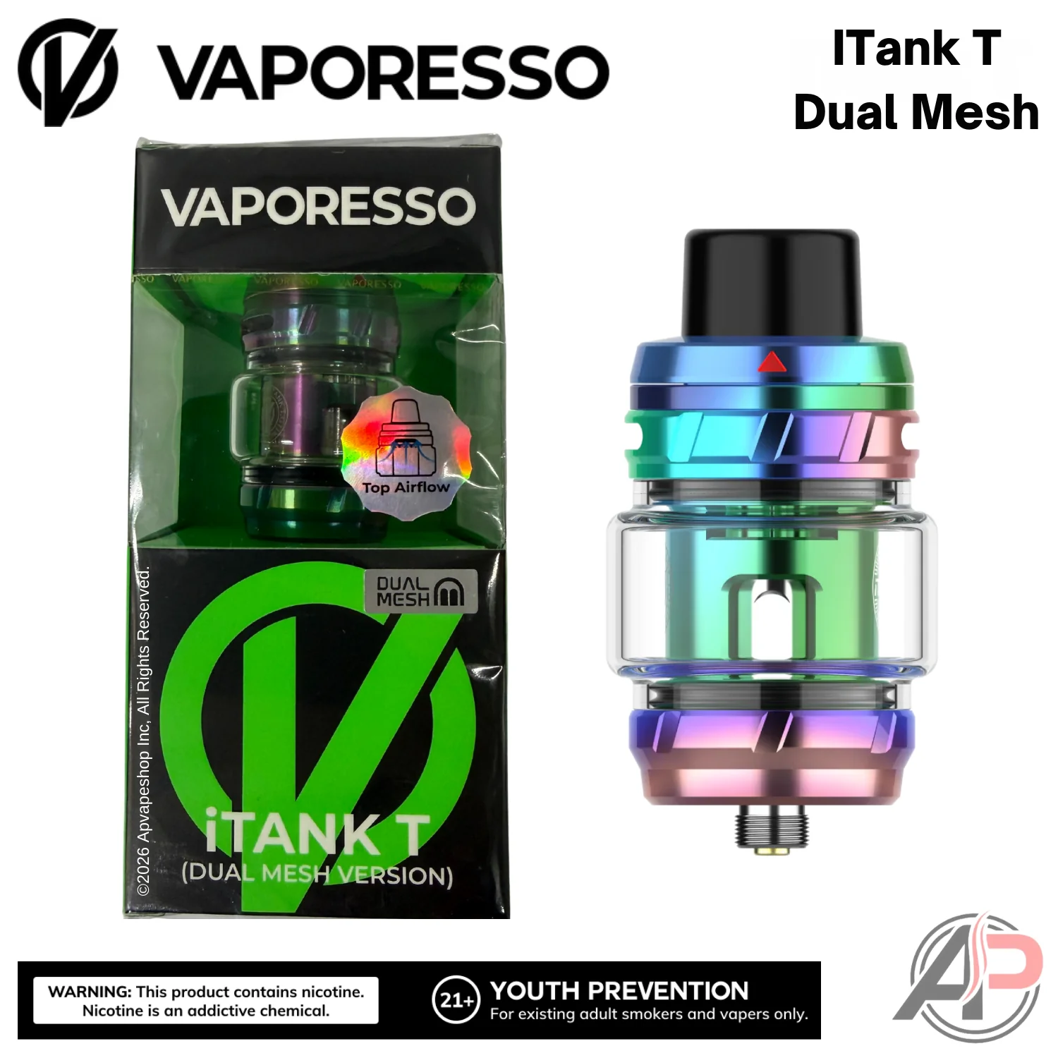 Vaporesso iTank T Dual Mesh Vape Tank - Image 3