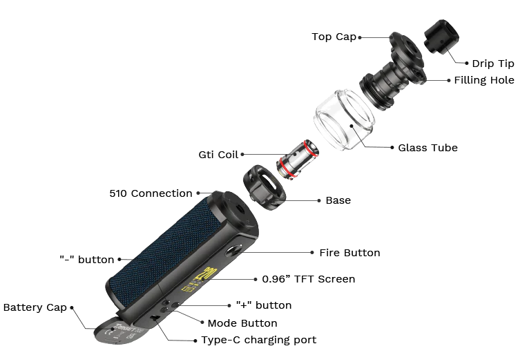 Vaporesso Target 200 Mod Starter Kit - Image 9