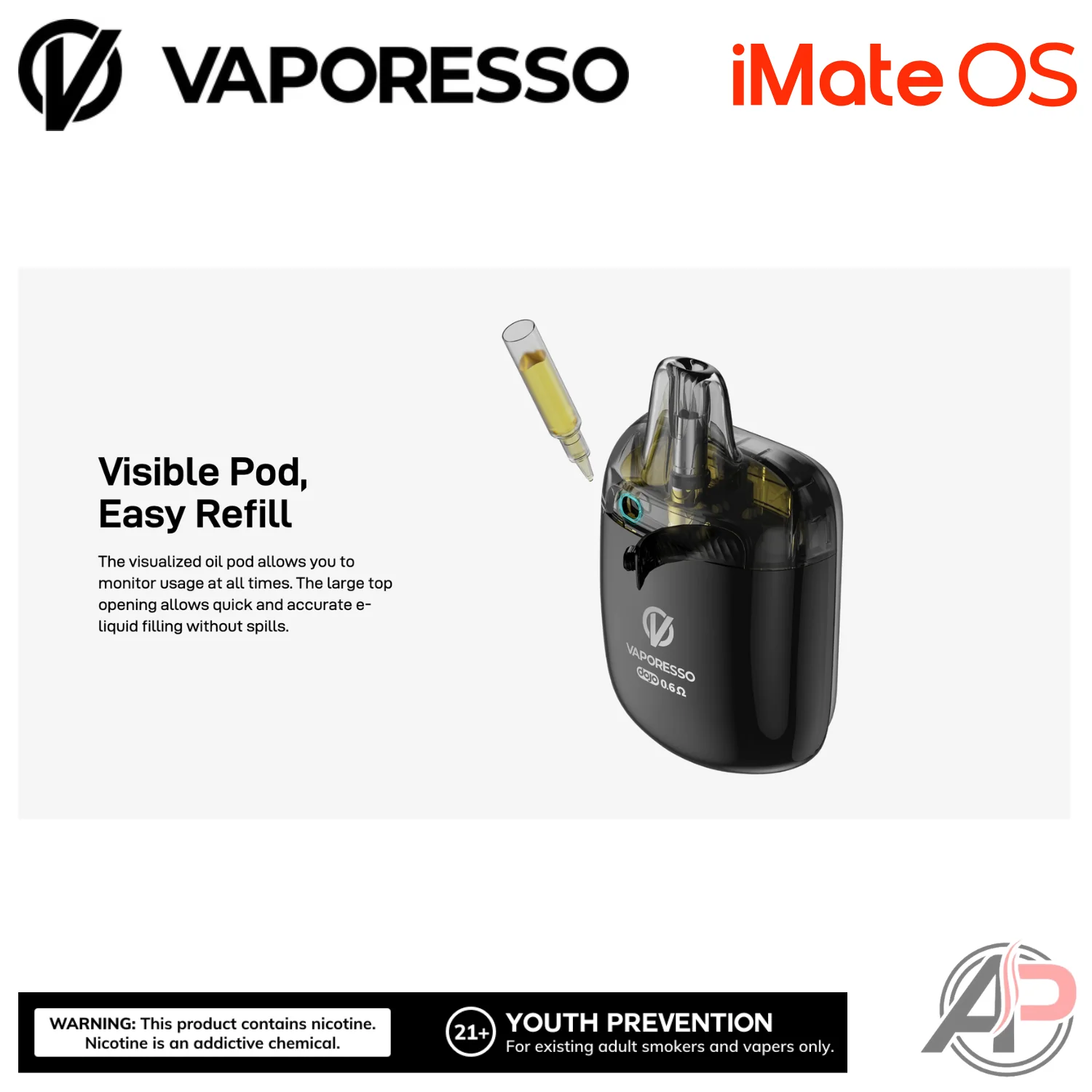 Vaporesso x Dojo iMate OS Pod System Starter kit Device - Image 11