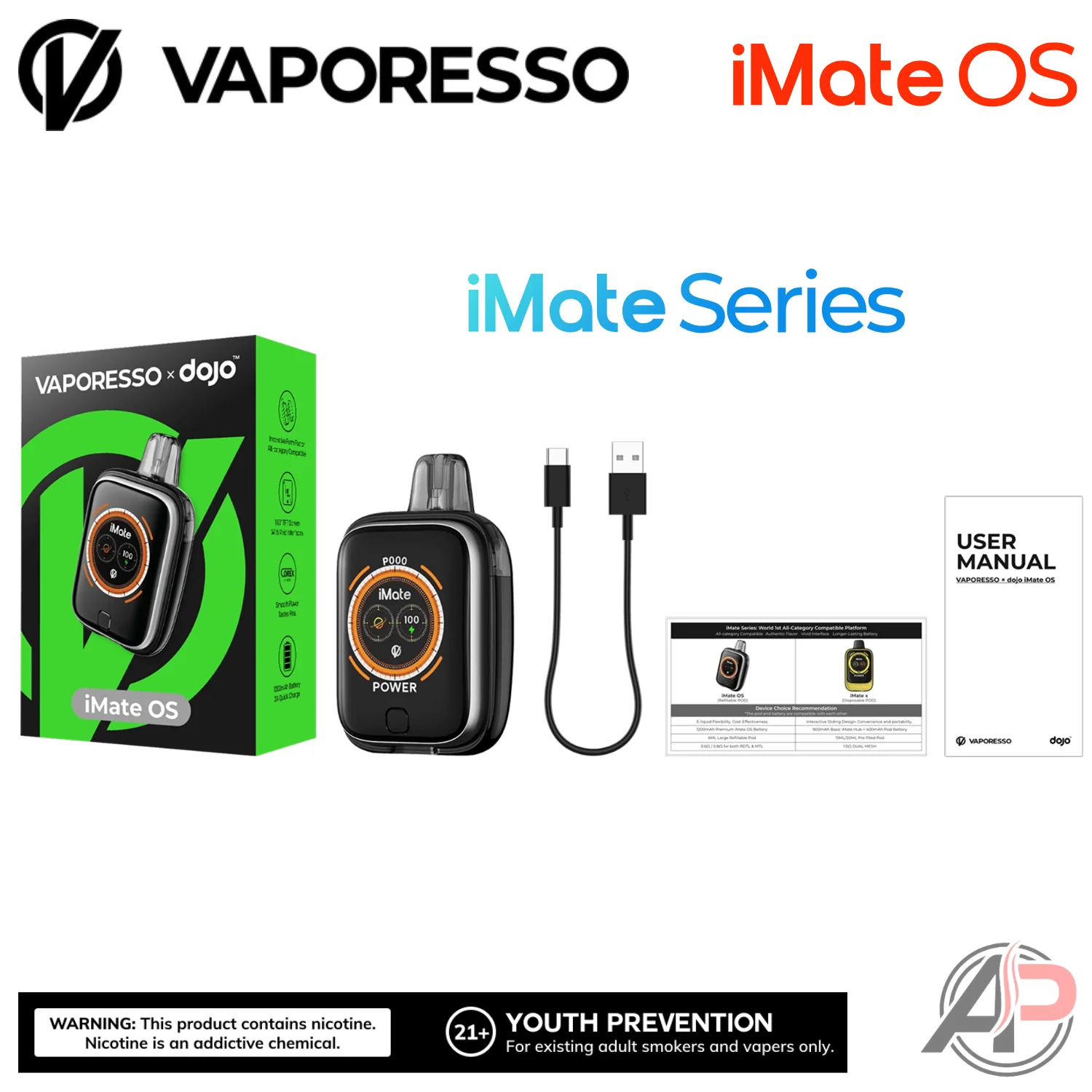 Vaporesso x Dojo iMate OS Pod System Starter kit Device - Image 12