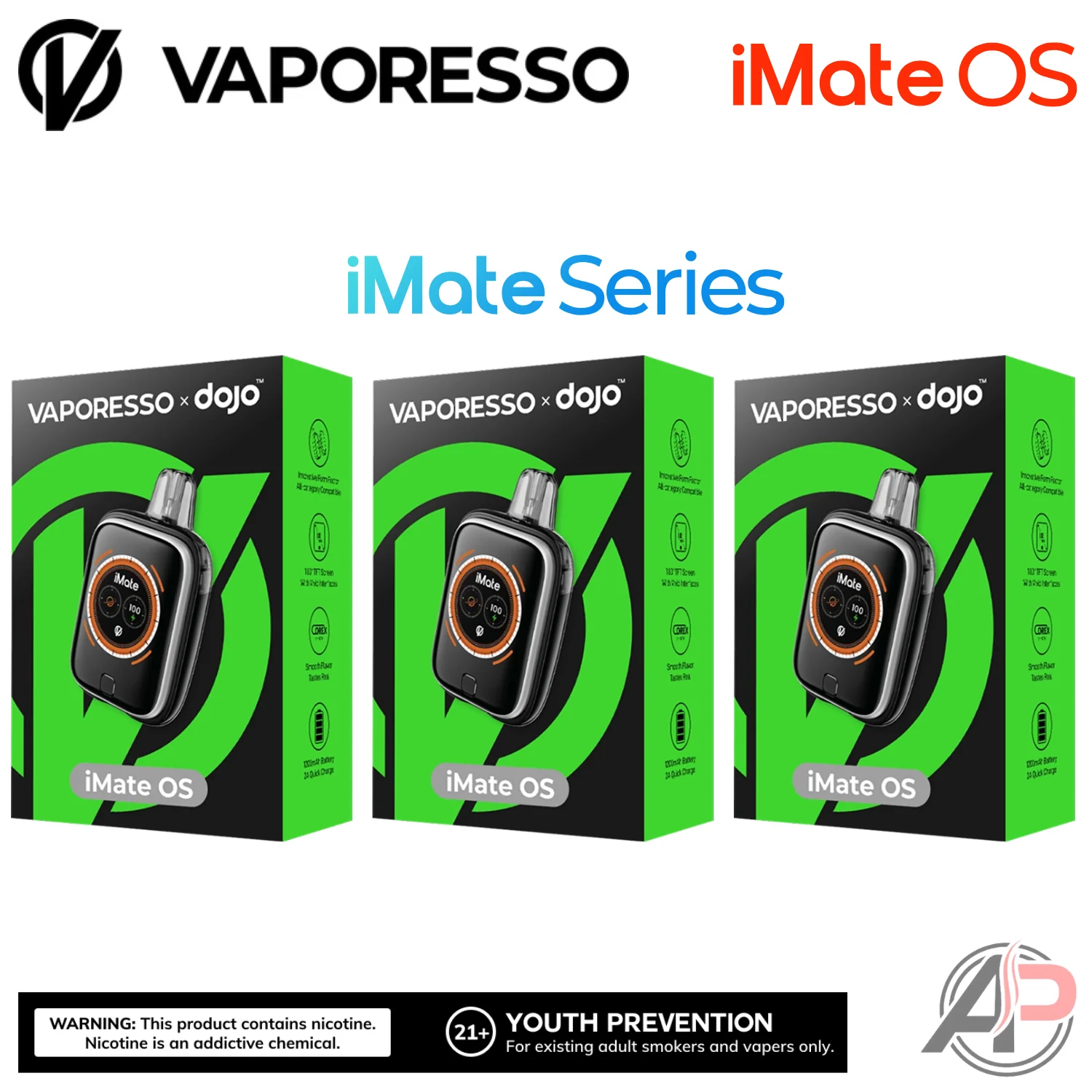 Vaporesso x Dojo iMate OS Pod System Starter kit Device - Image 3