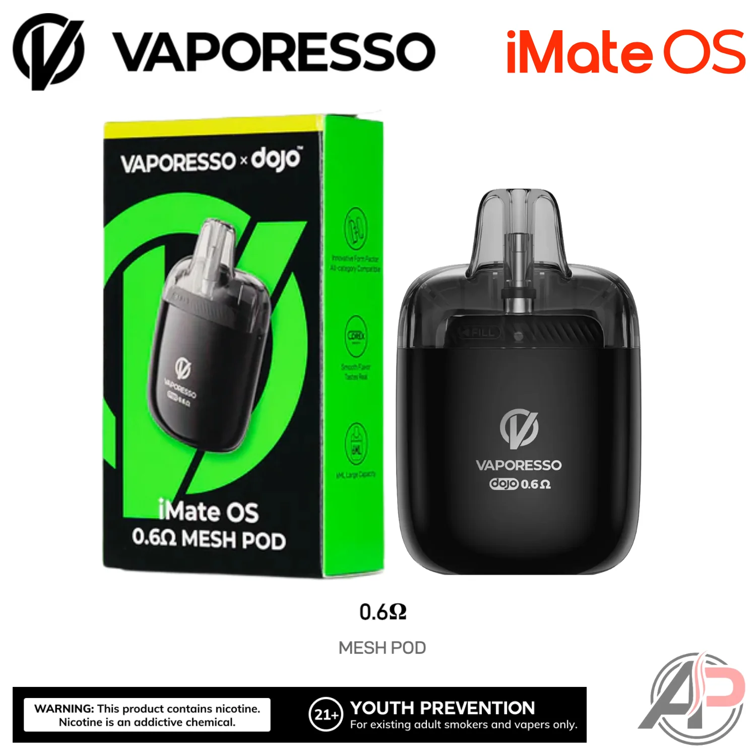 Vaporesso x Dojo iMate OS Replacement Pods 2 Pack - Image 2
