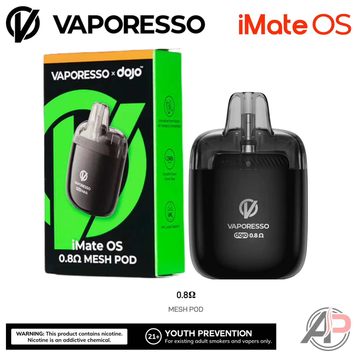 Vaporesso x Dojo iMate OS Replacement Pods 2 Pack - Image 3