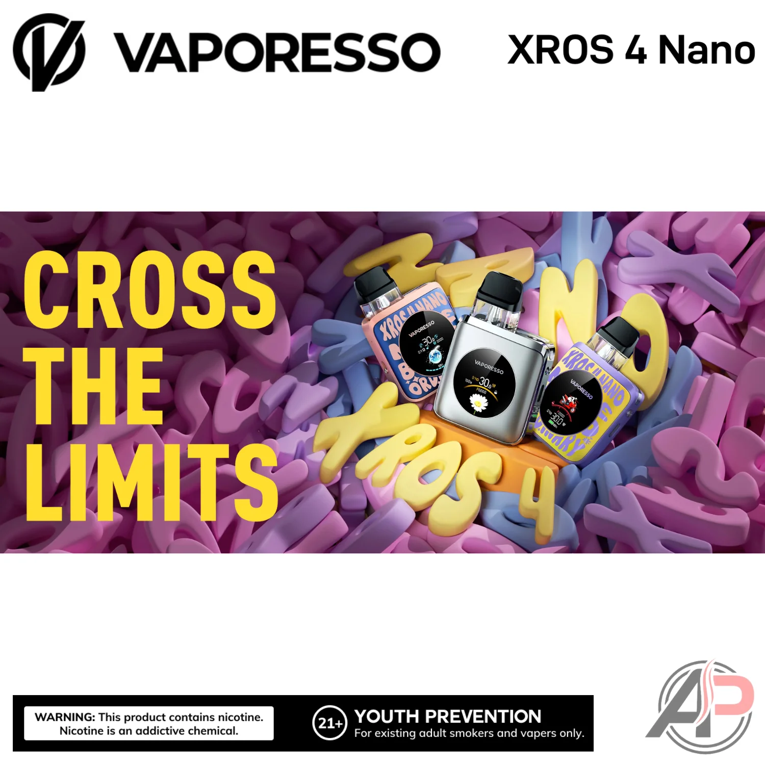 Vaporesso Xros 4 Nano Pod System Starter kit Device - Image 2