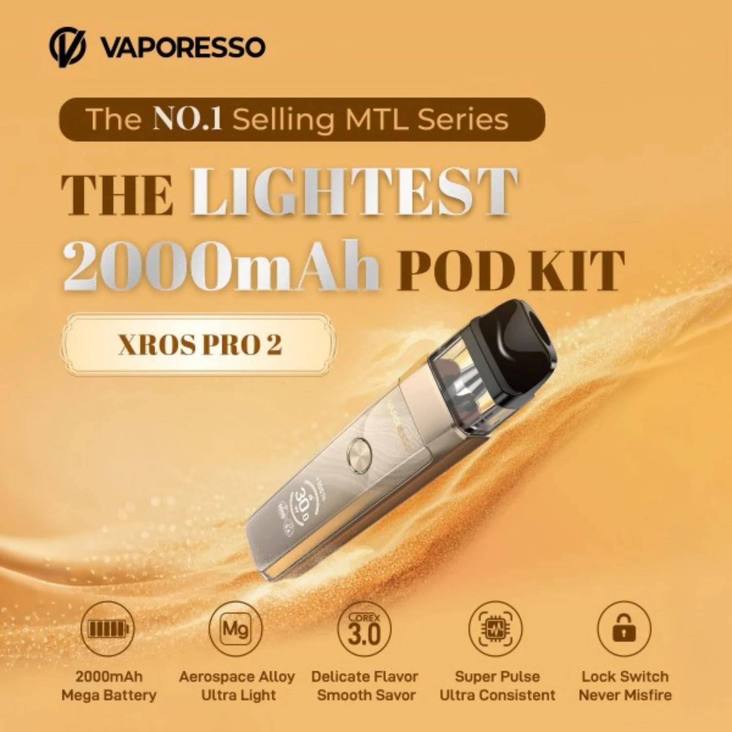 Vaporesso Xros Pro 2 Pod System Starter Kit Device - Image 2