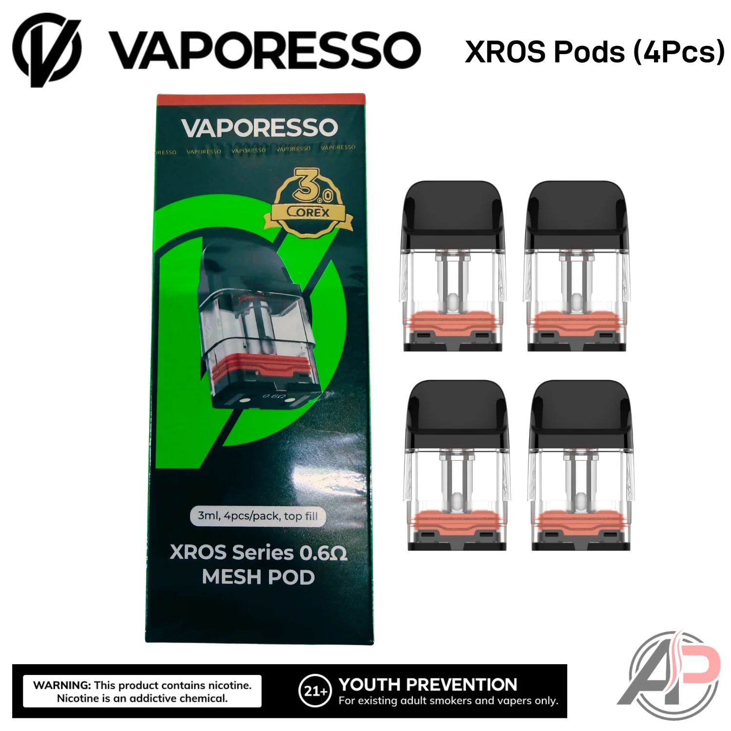 Vaporesso Xros Replacement Pods 4 Pack - Image 3
