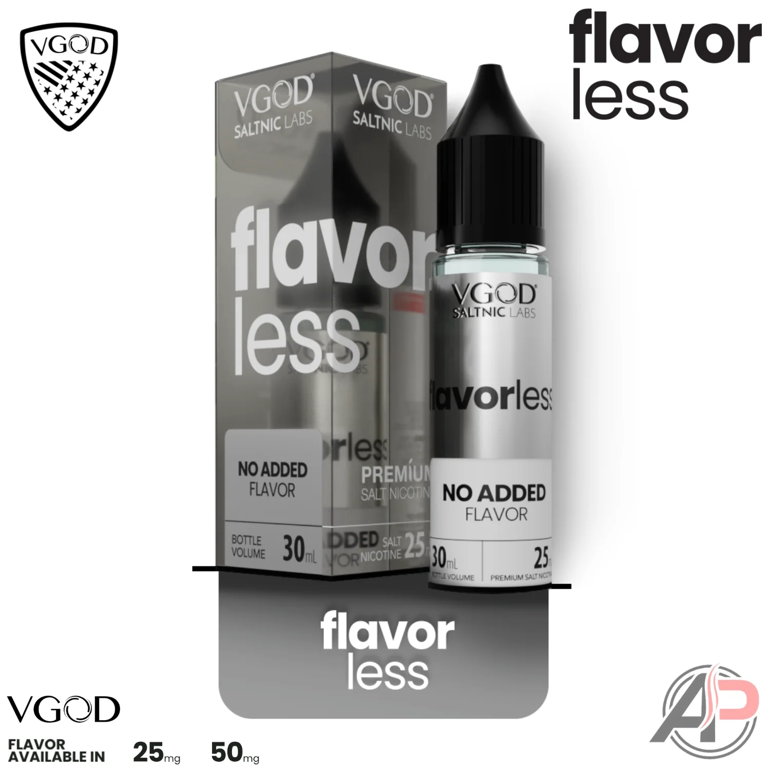VGOD Flavorless 30mL Salt Nic - Image 2