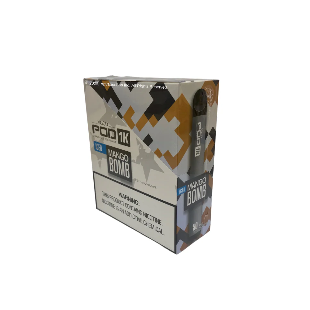 VGOD POD 1K PUFFS DISPOSABLE VAPE DEVICE - Image 16