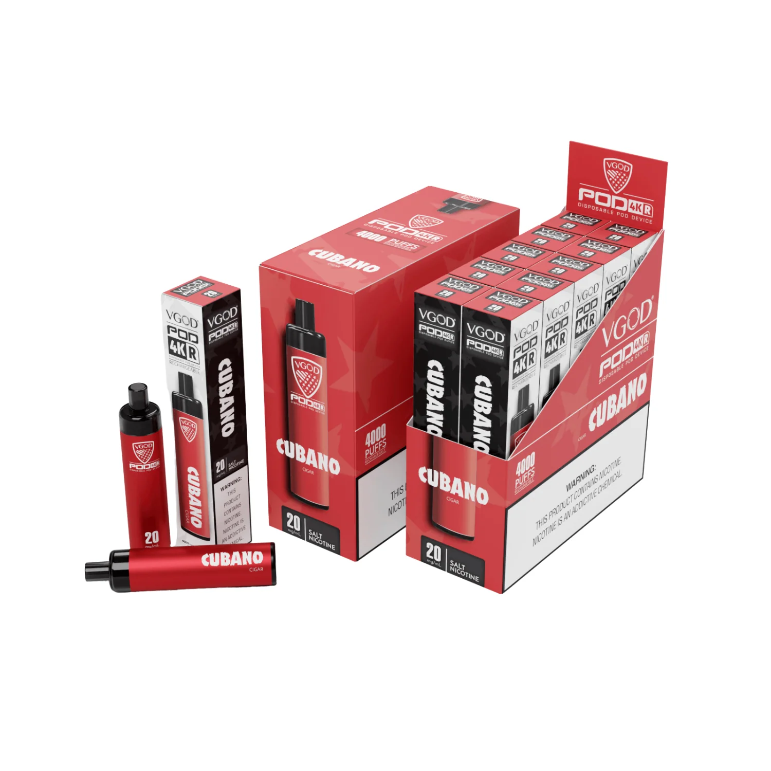 Vgod Pod 4KR Disposable Vape Device - Image 6