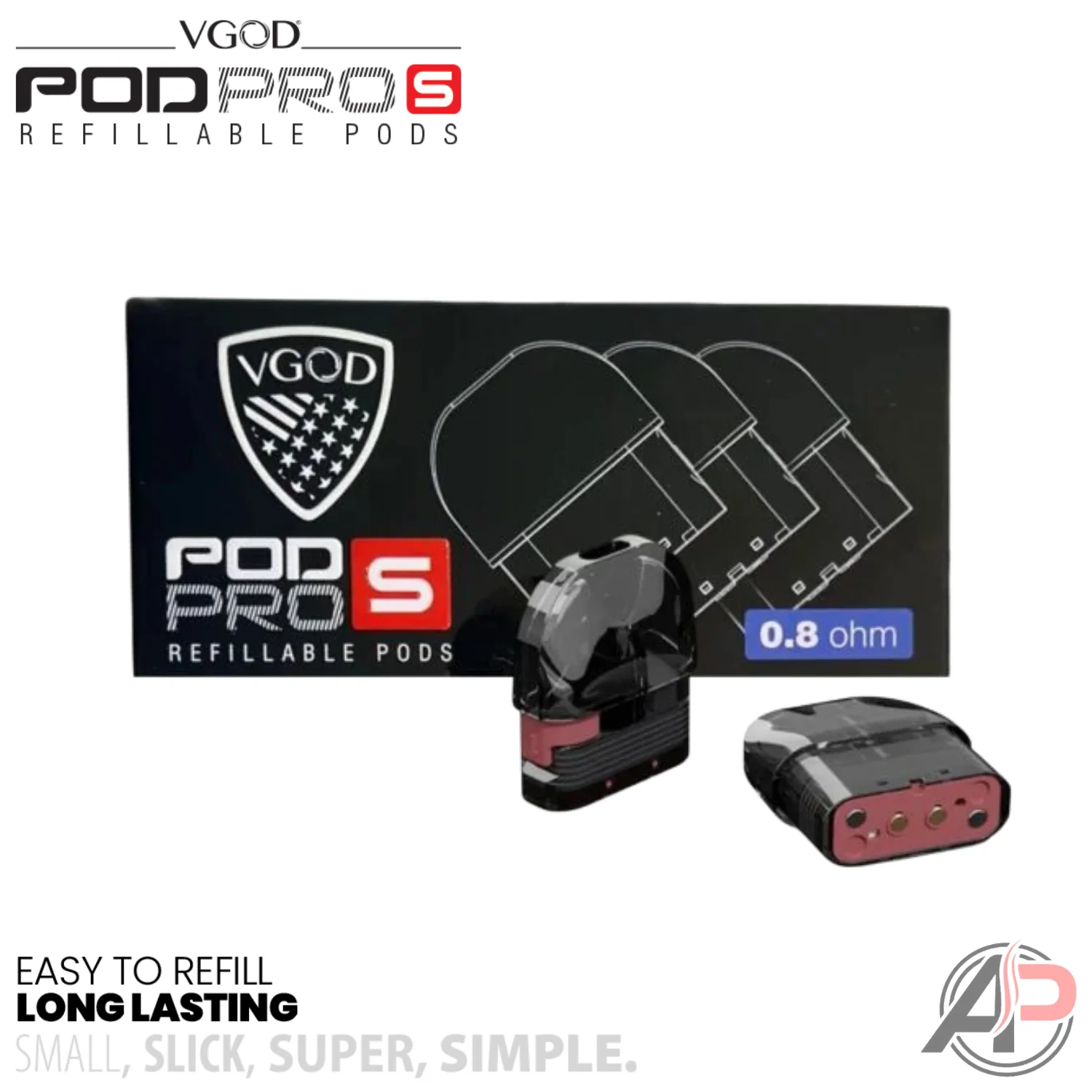 Vgod Pod Pro S Replacement Pods 3 Pack - Image 3