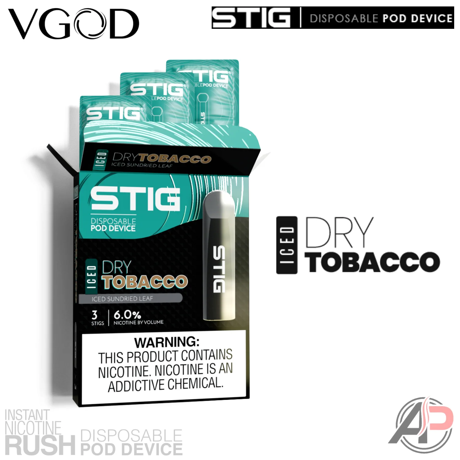 Vgod Stig Disposable Vape Device 3 Pack - Image 6