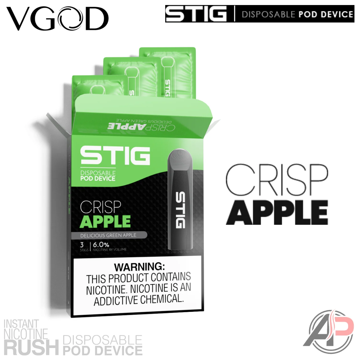 Vgod Stig Disposable Vape Device 3 Pack - Image 7