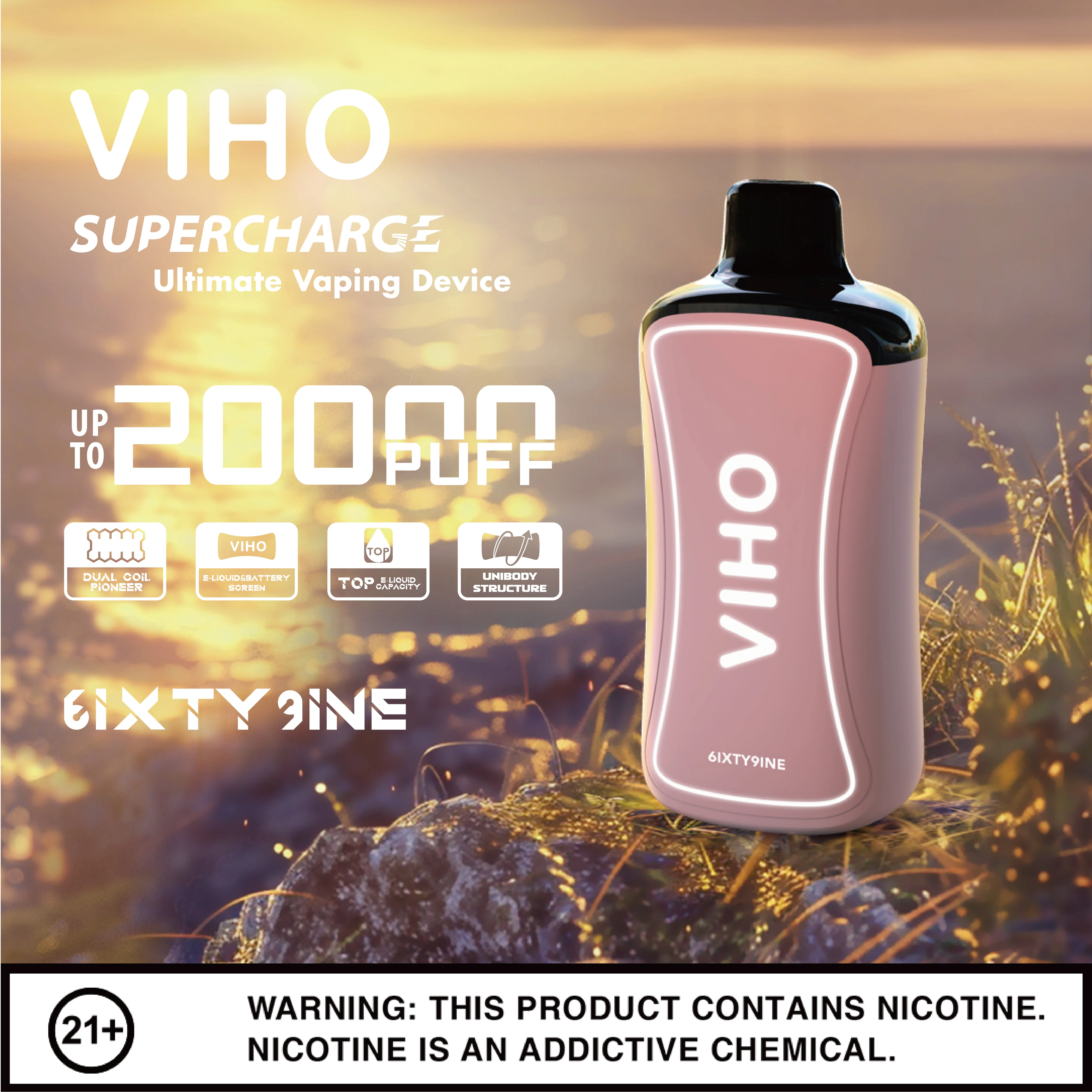 Viho Supercharge 20000 Puffs Disposable Vape Device - Image 27