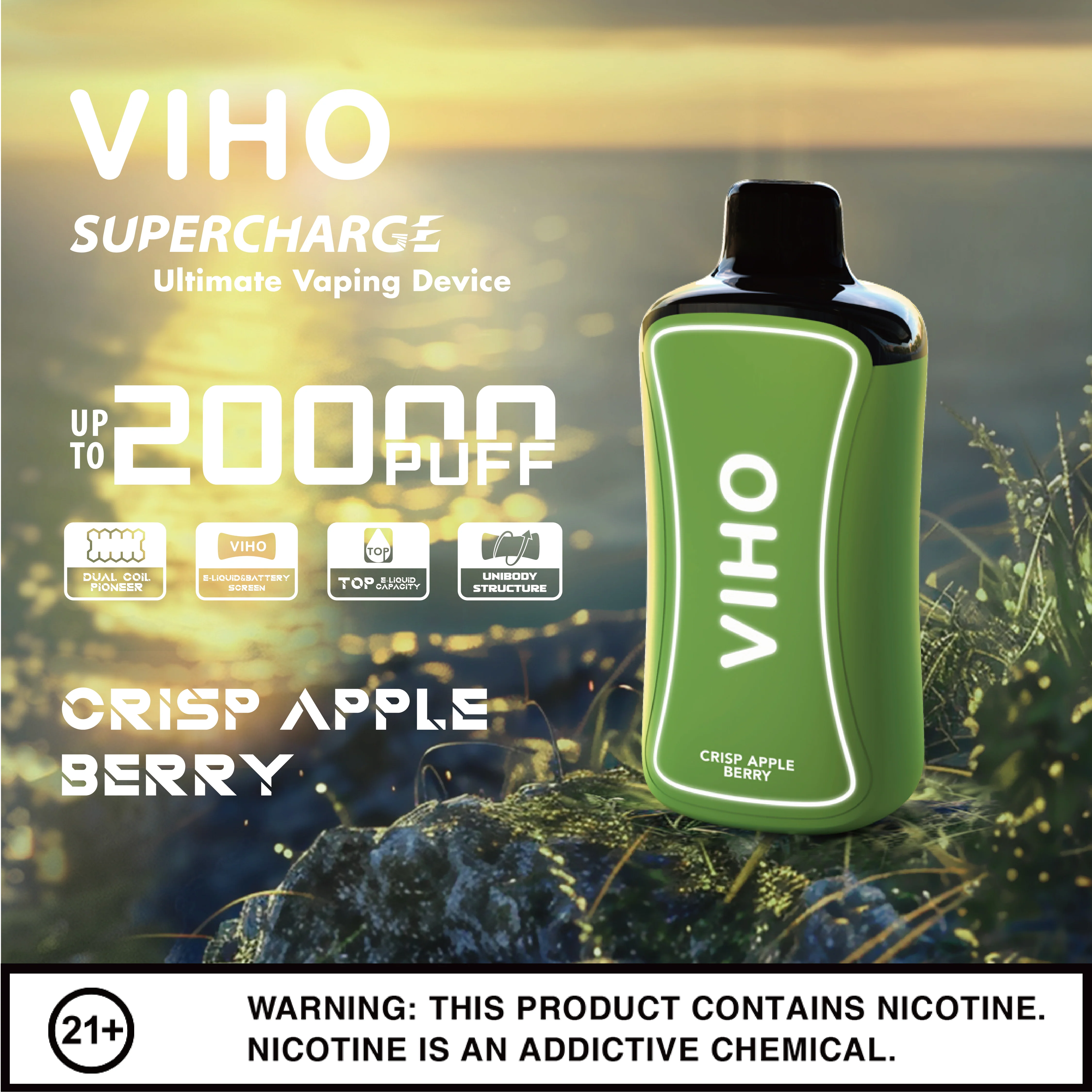 Viho Supercharge 20000 Puffs Disposable Vape Device - Image 28