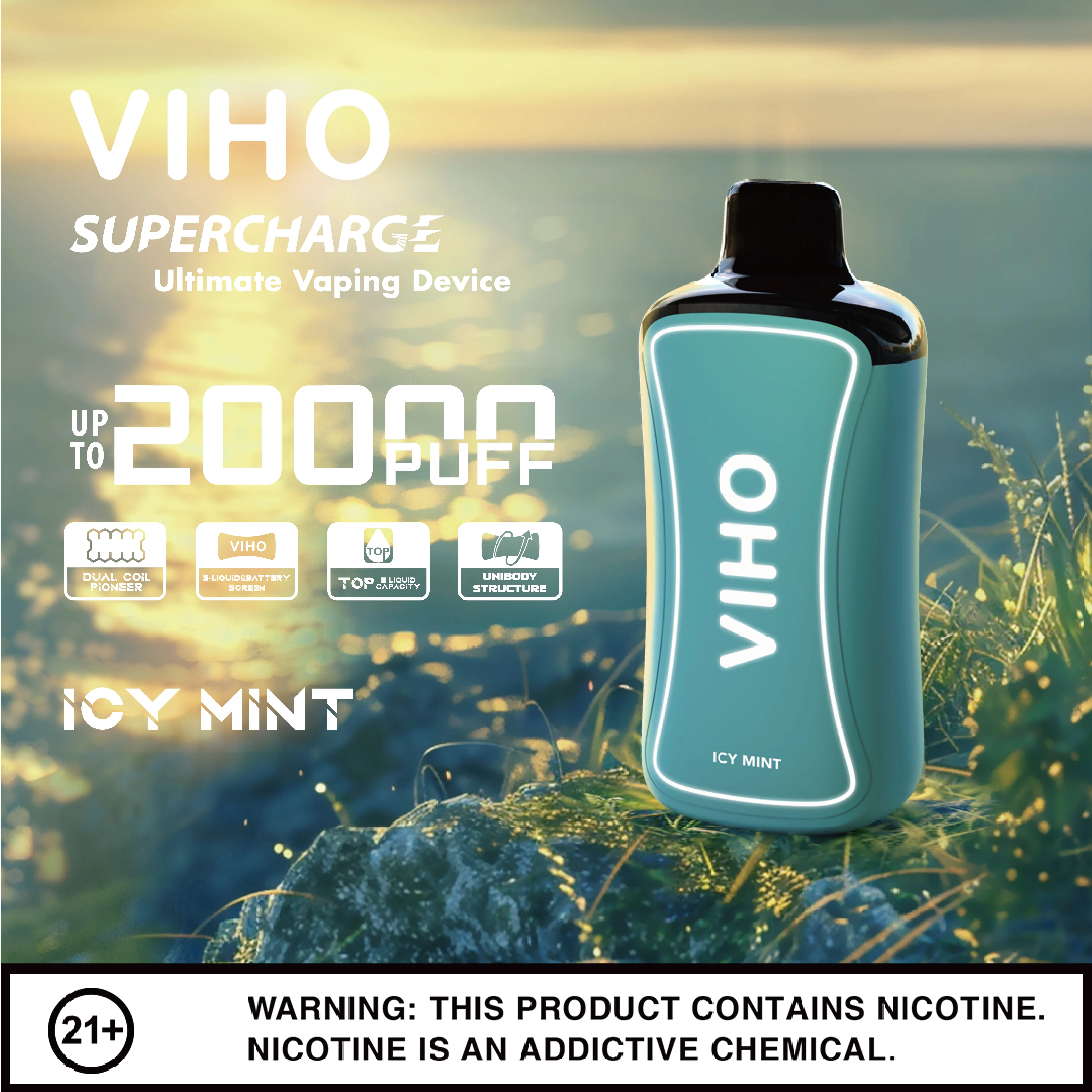 Viho Supercharge 20000 Puffs Disposable Vape Device - Image 30