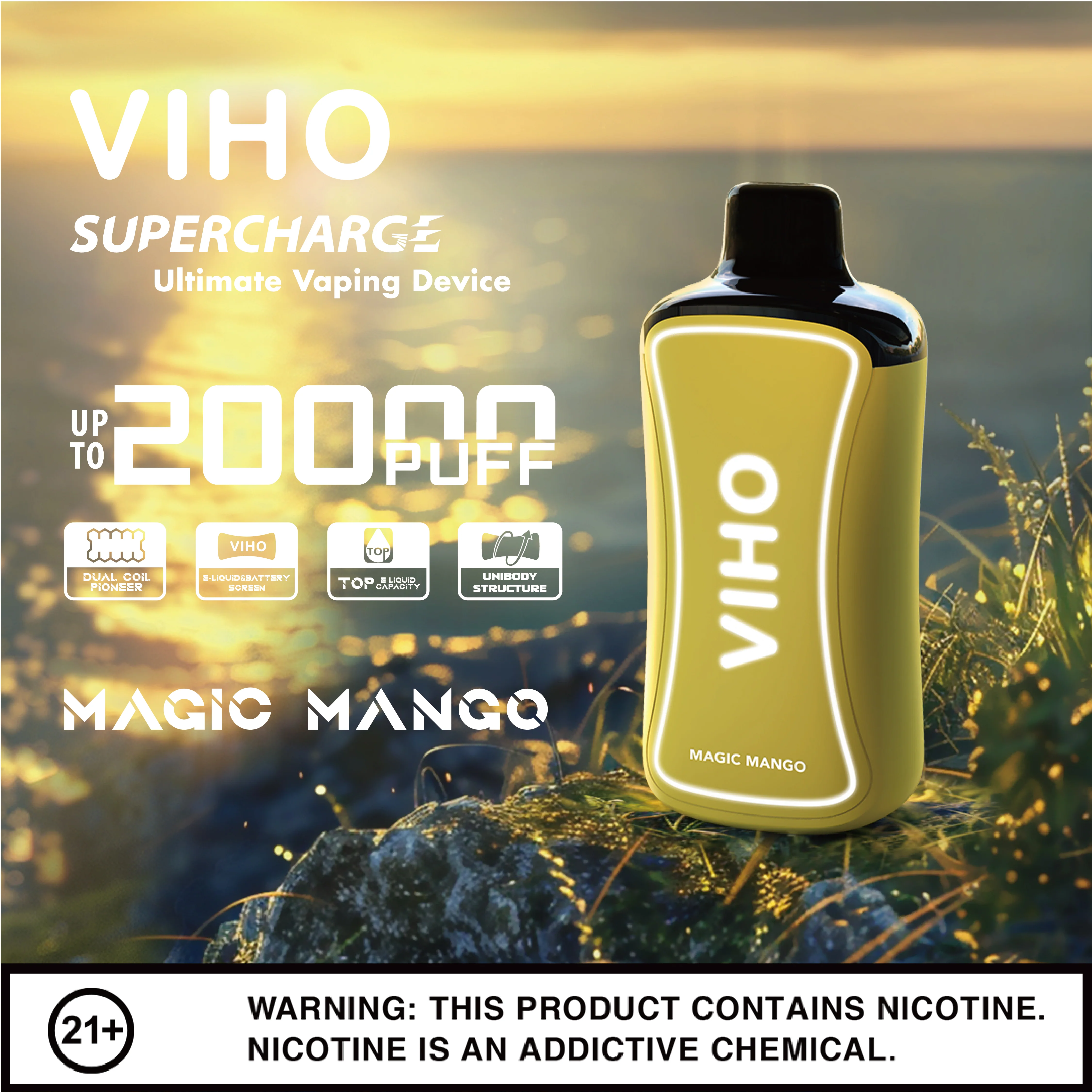 Viho Supercharge 20000 Puffs Disposable Vape Device - Image 32