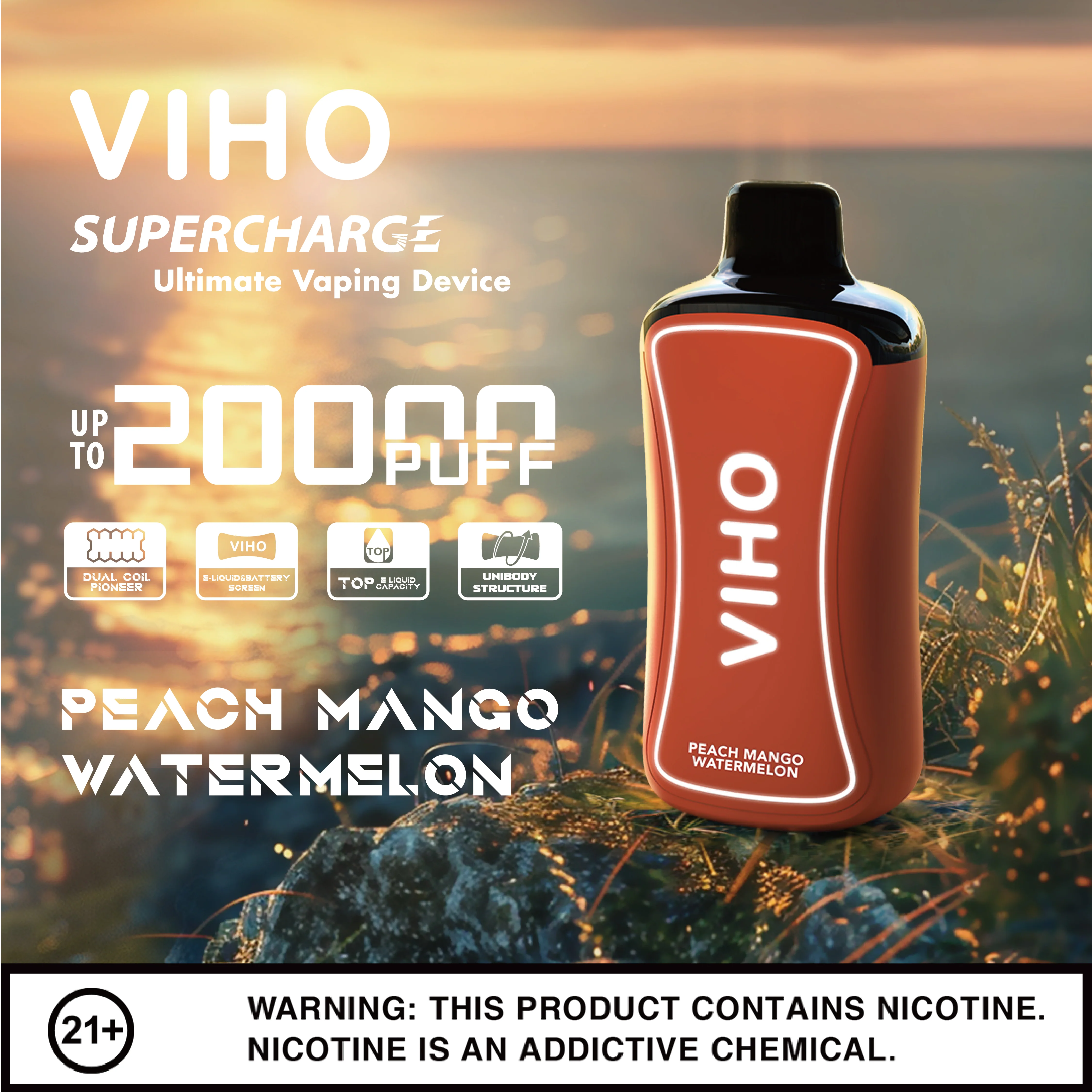 Viho Supercharge 20000 Puffs Disposable Vape Device - Image 33