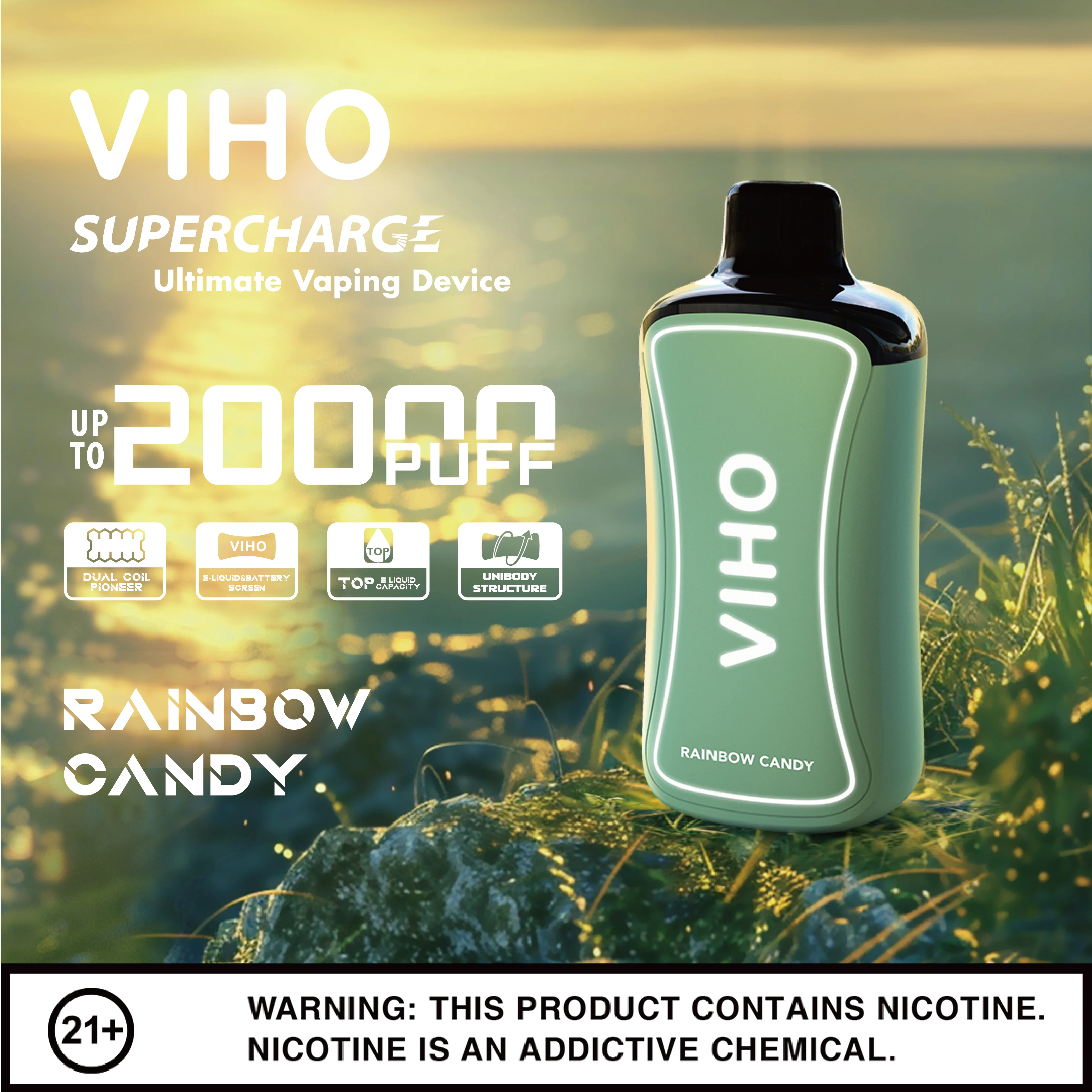 Viho Supercharge 20000 Puffs Disposable Vape Device - Image 34
