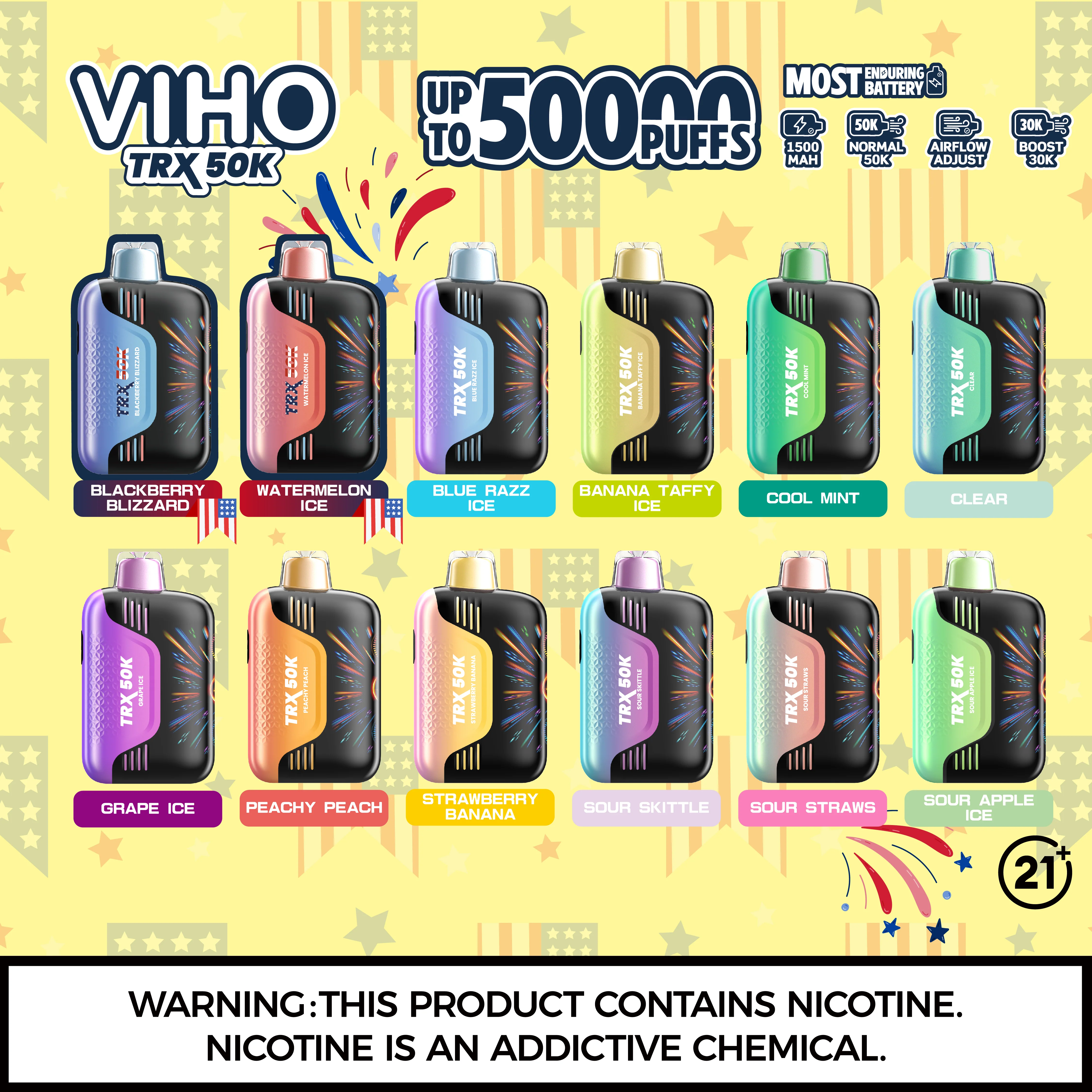 Viho Trx 50K Puffs Disposable Vape Device - Image 8