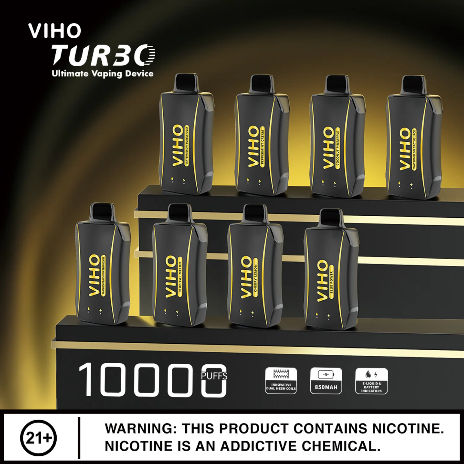 Viho Turbo 10000 Puffs Vape - Image 6