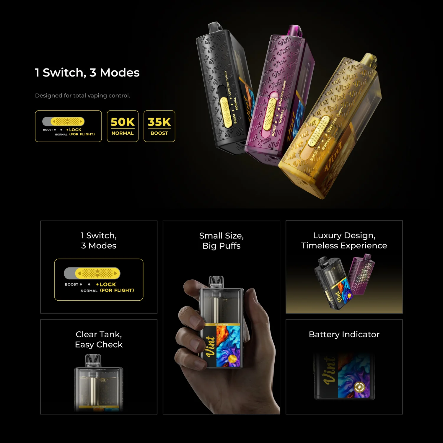 Vint 50000 Puffs Disposable Vape Device - Image 3