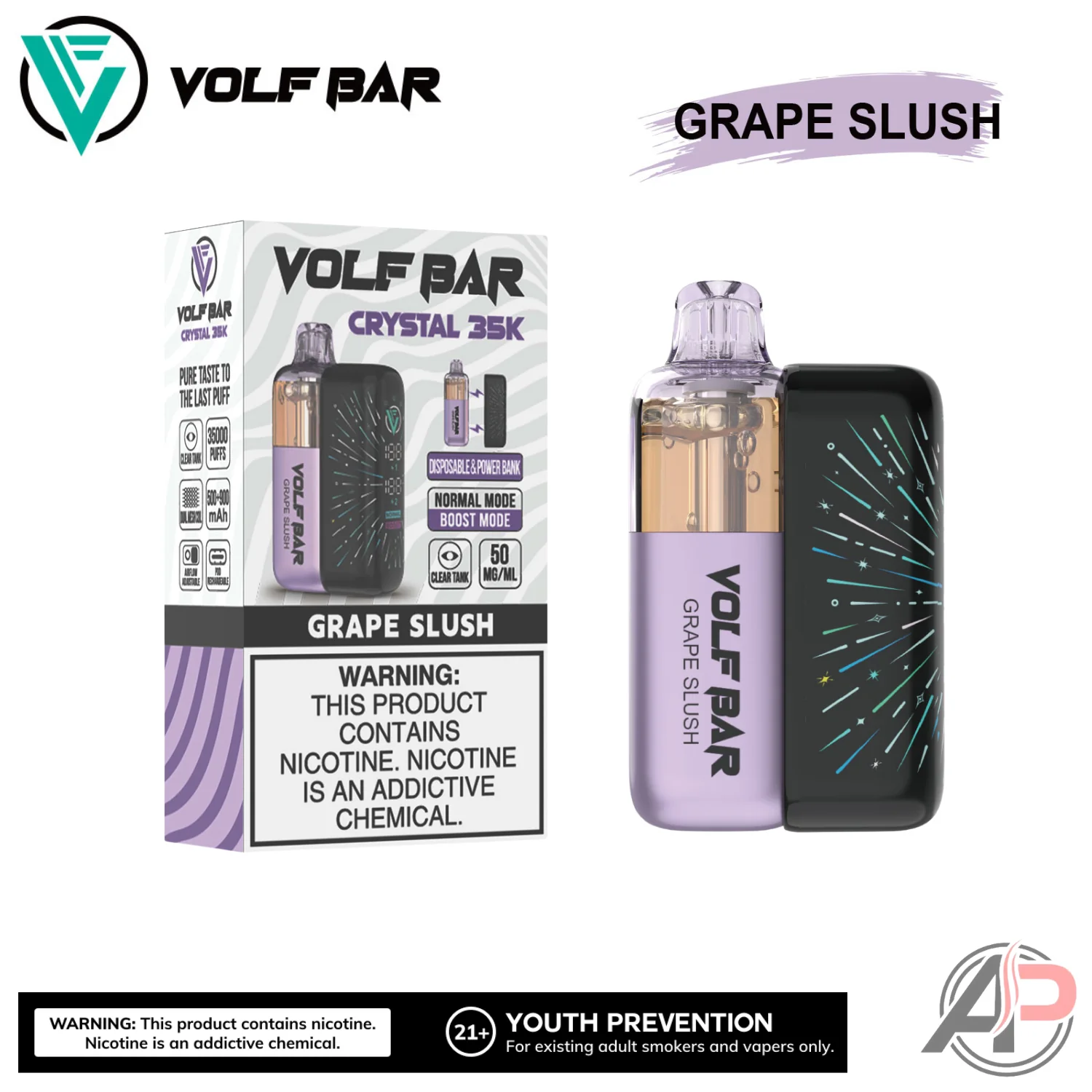 Volf Bar Crystal 35,000 Puffs Disposable Vape Device - Image 10