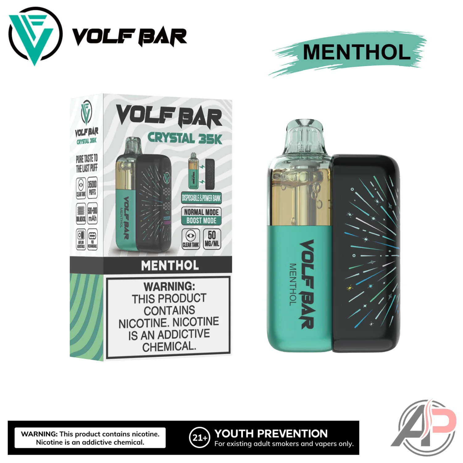Volf Bar Crystal 35,000 Puffs Disposable Vape Device - Image 11