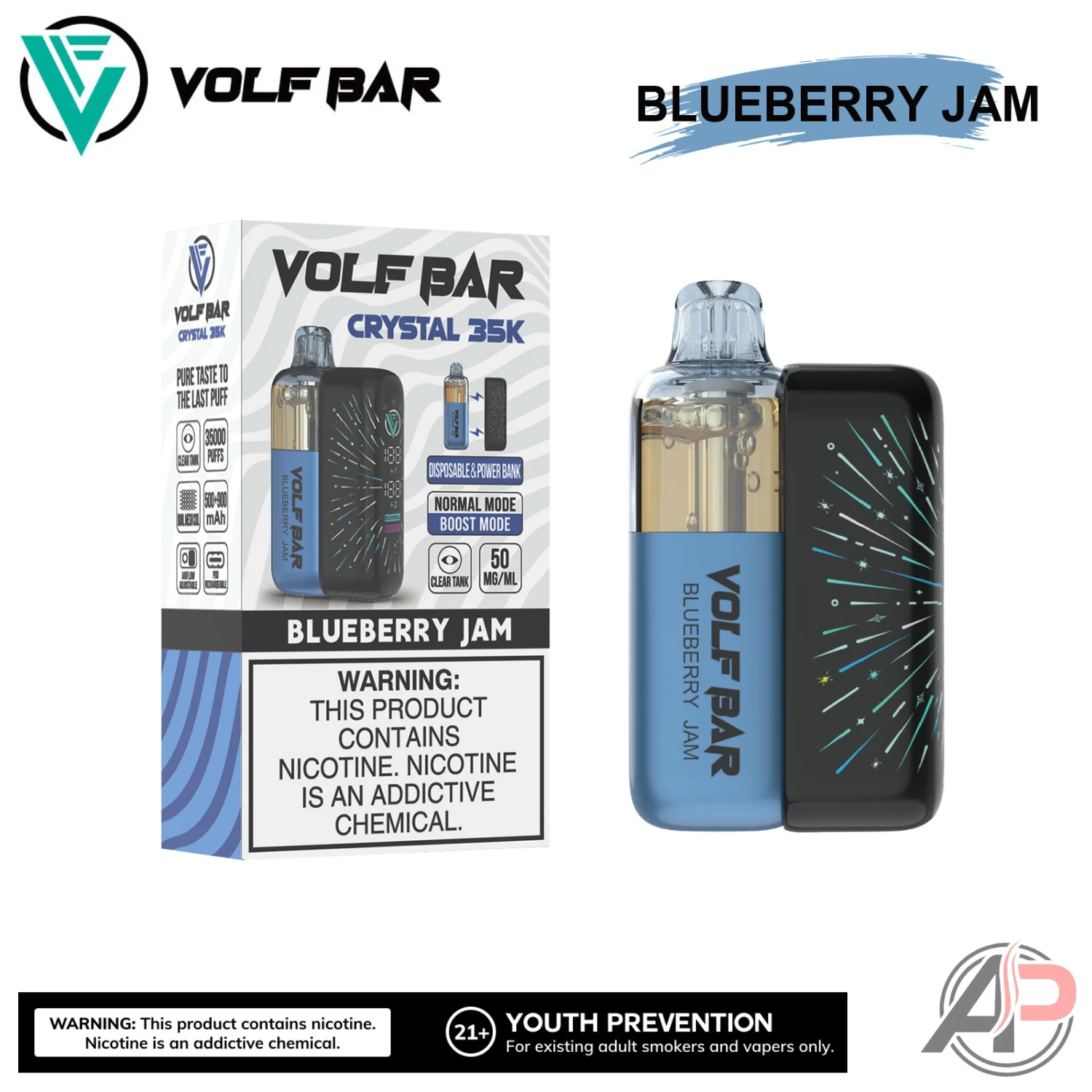 Volf Bar Crystal 35,000 Puffs Disposable Vape Device - Image 4