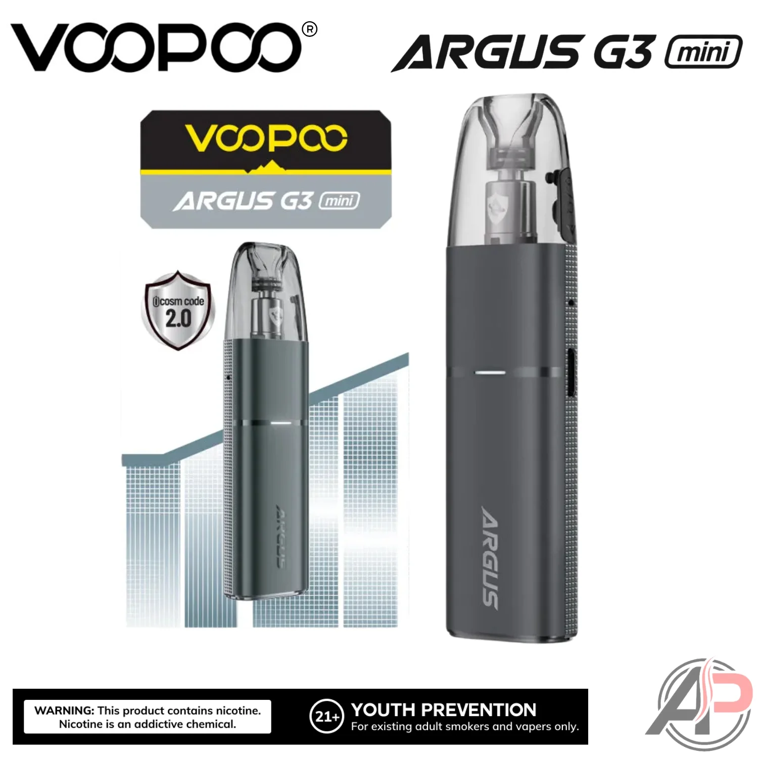 Voopoo Argus G3 Mini Pod System Starter Kit Device - Image 10