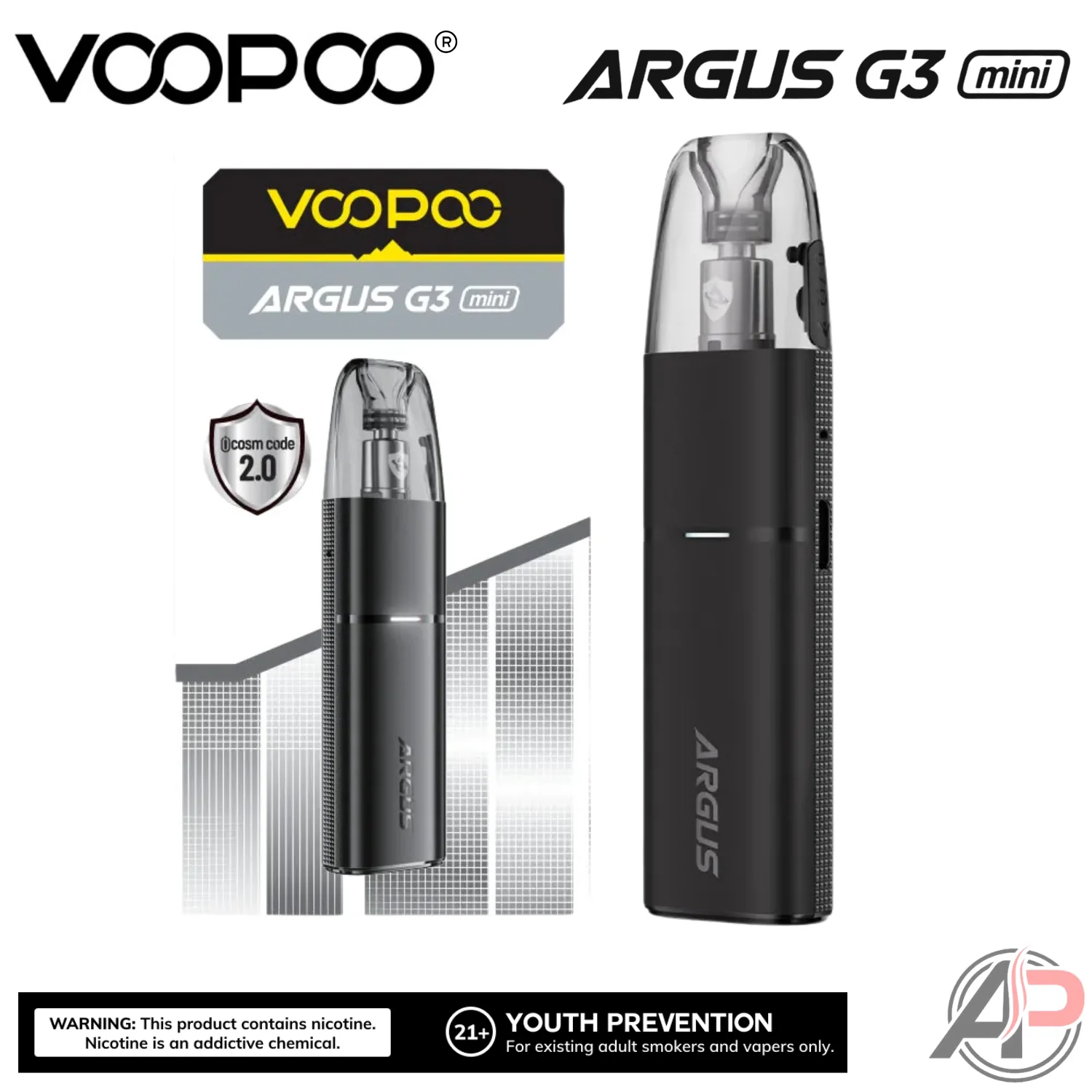 Voopoo Argus G3 Mini Pod System Starter Kit Device - Image 11