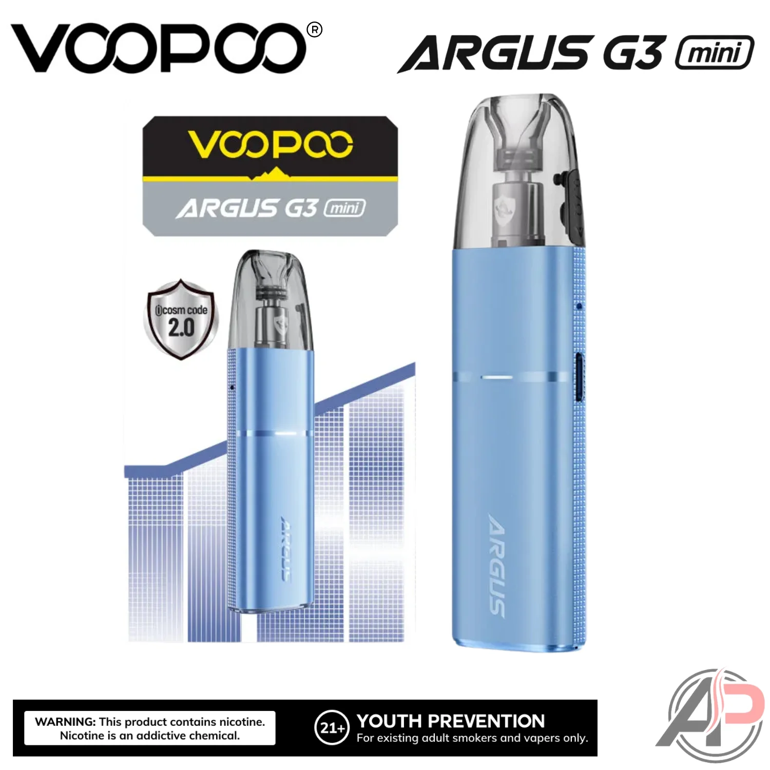 Voopoo Argus G3 Mini Pod System Starter Kit Device - Image 13