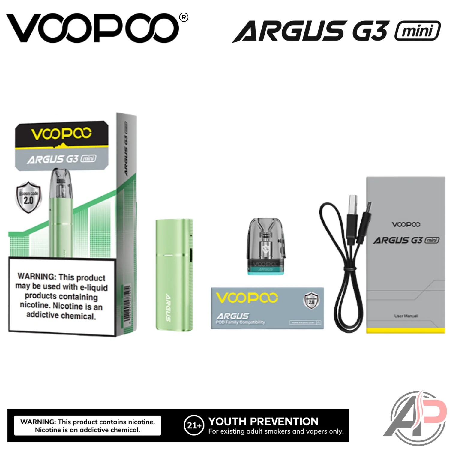 Voopoo Argus G3 Mini Pod System Starter Kit Device - Image 4