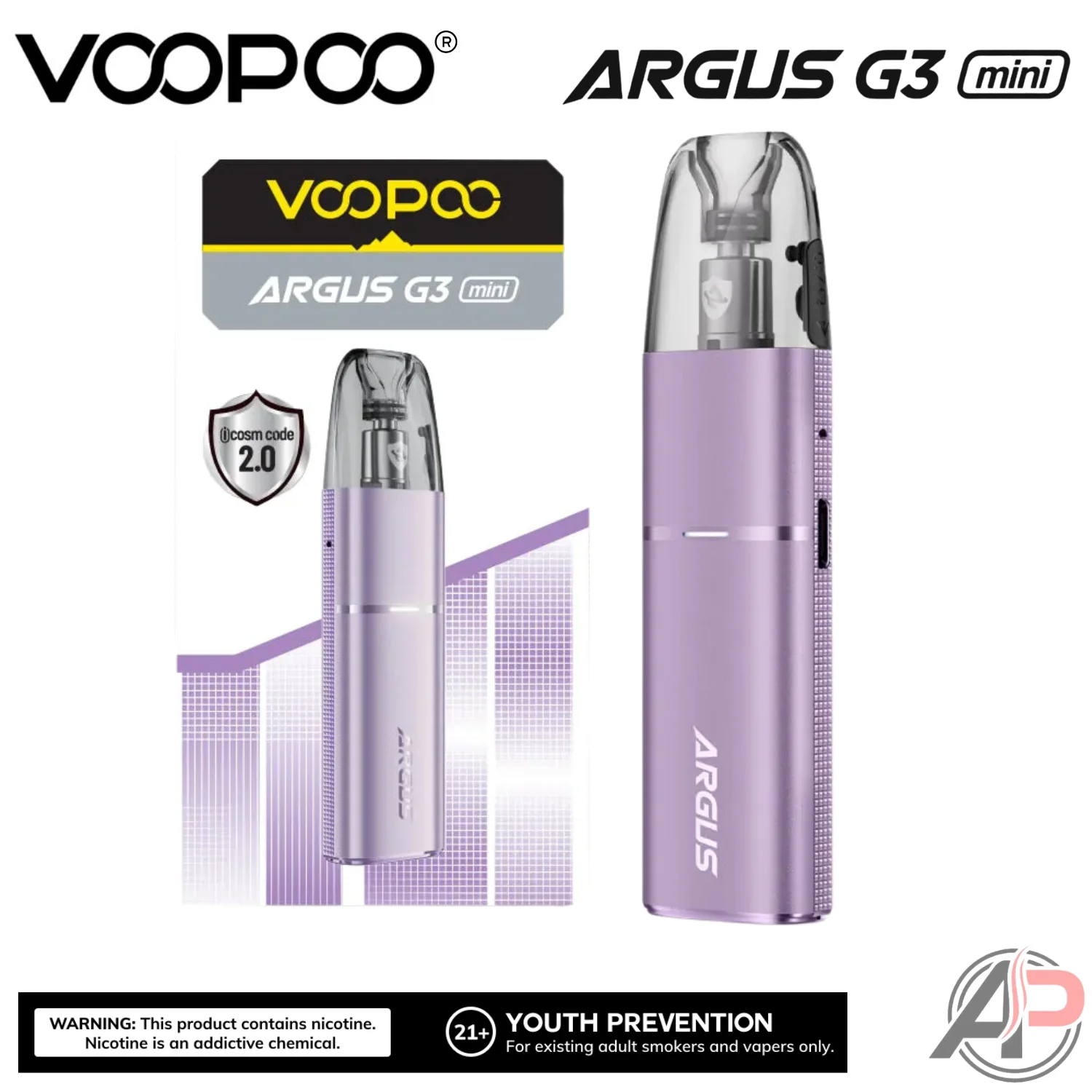 Voopoo Argus G3 Mini Pod System Starter Kit Device - Image 5