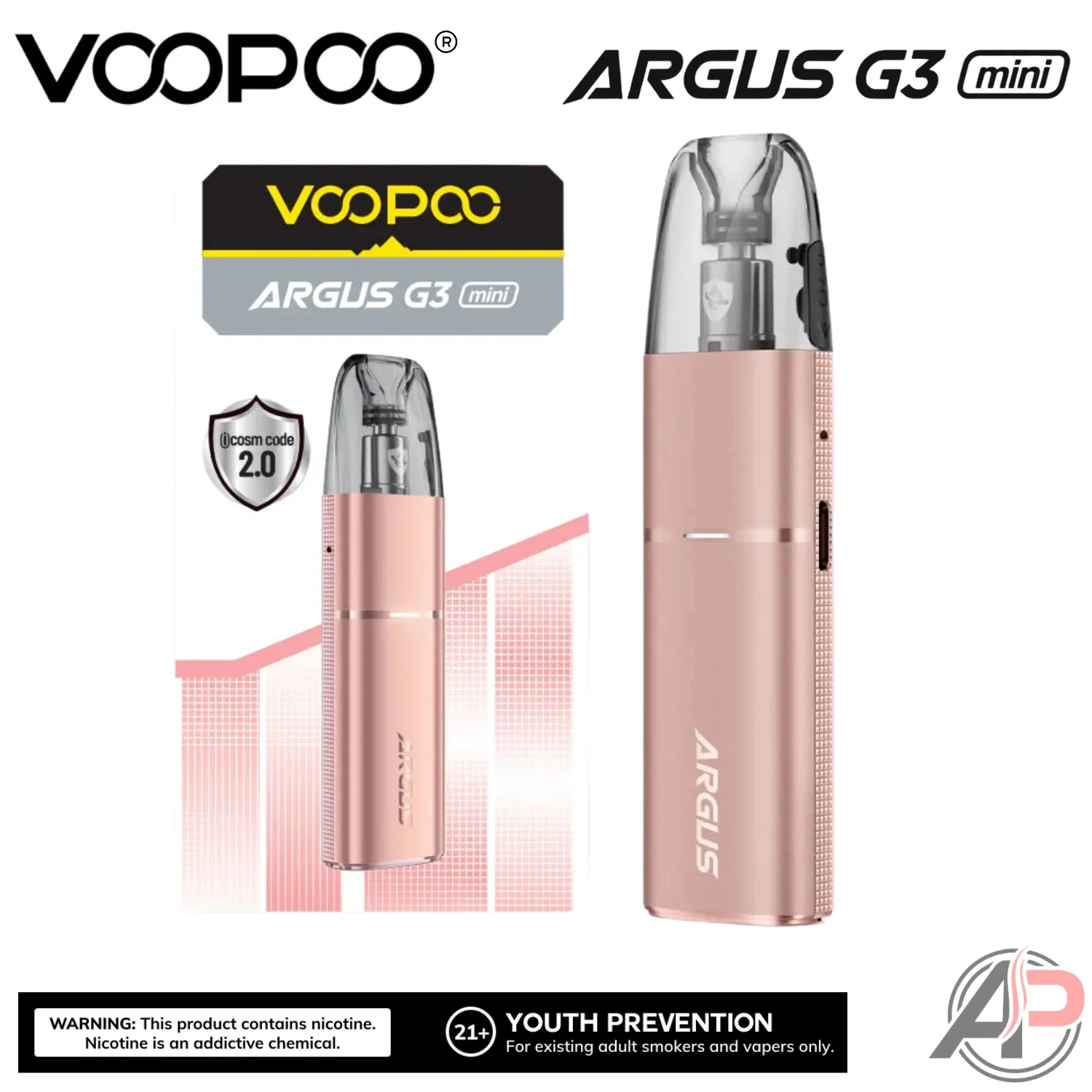 Voopoo Argus G3 Mini Pod System Starter Kit Device - Image 7