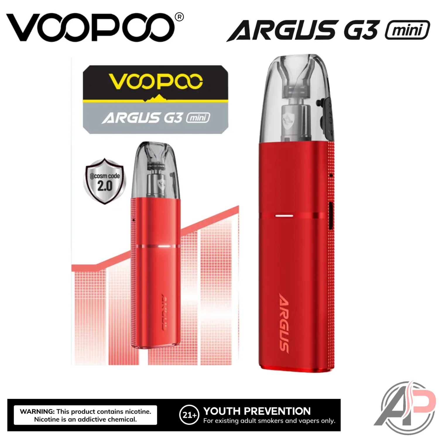 Voopoo Argus G3 Mini Pod System Starter Kit Device - Image 8