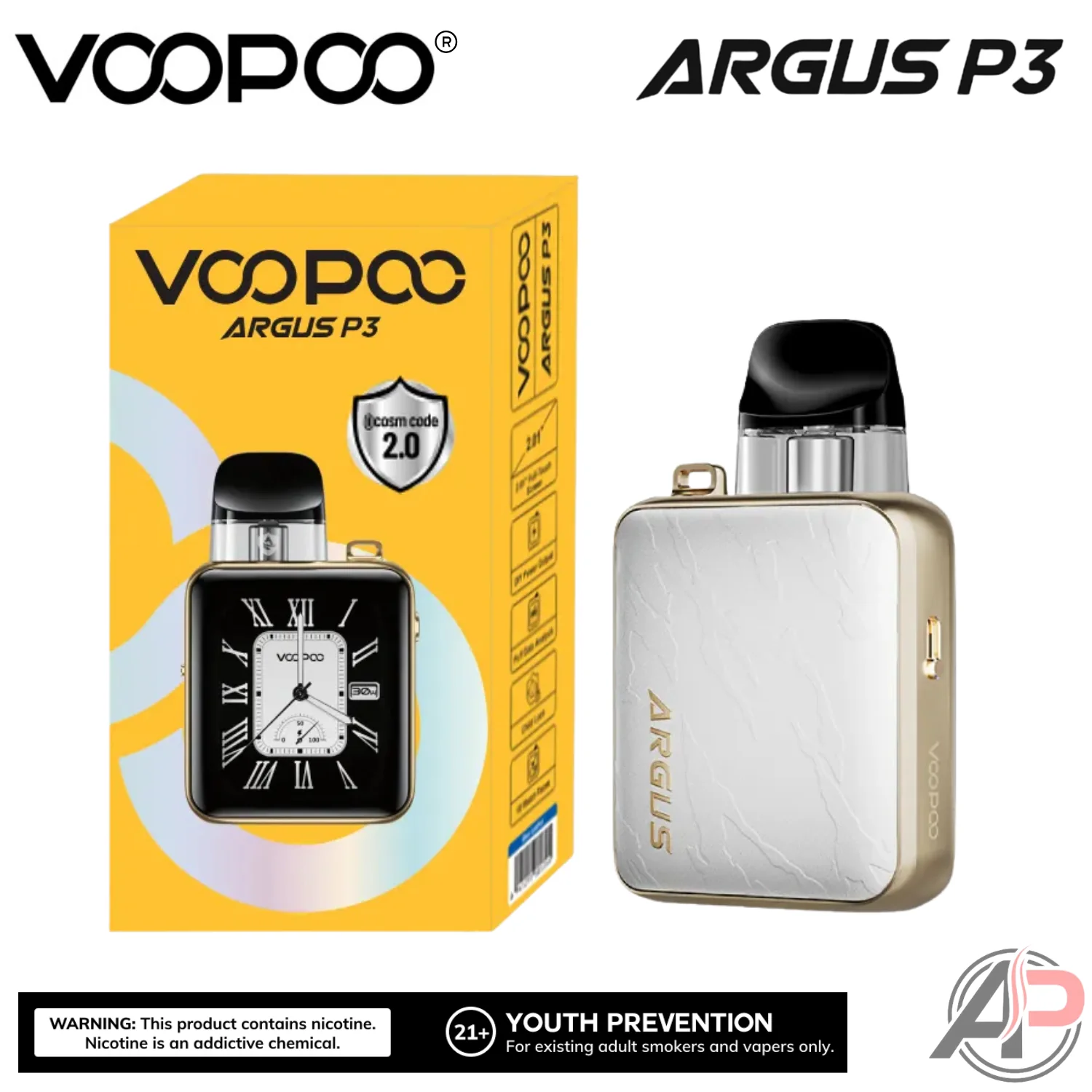 Voopoo Argus P3 Pod System Starter Kit Device - Image 4