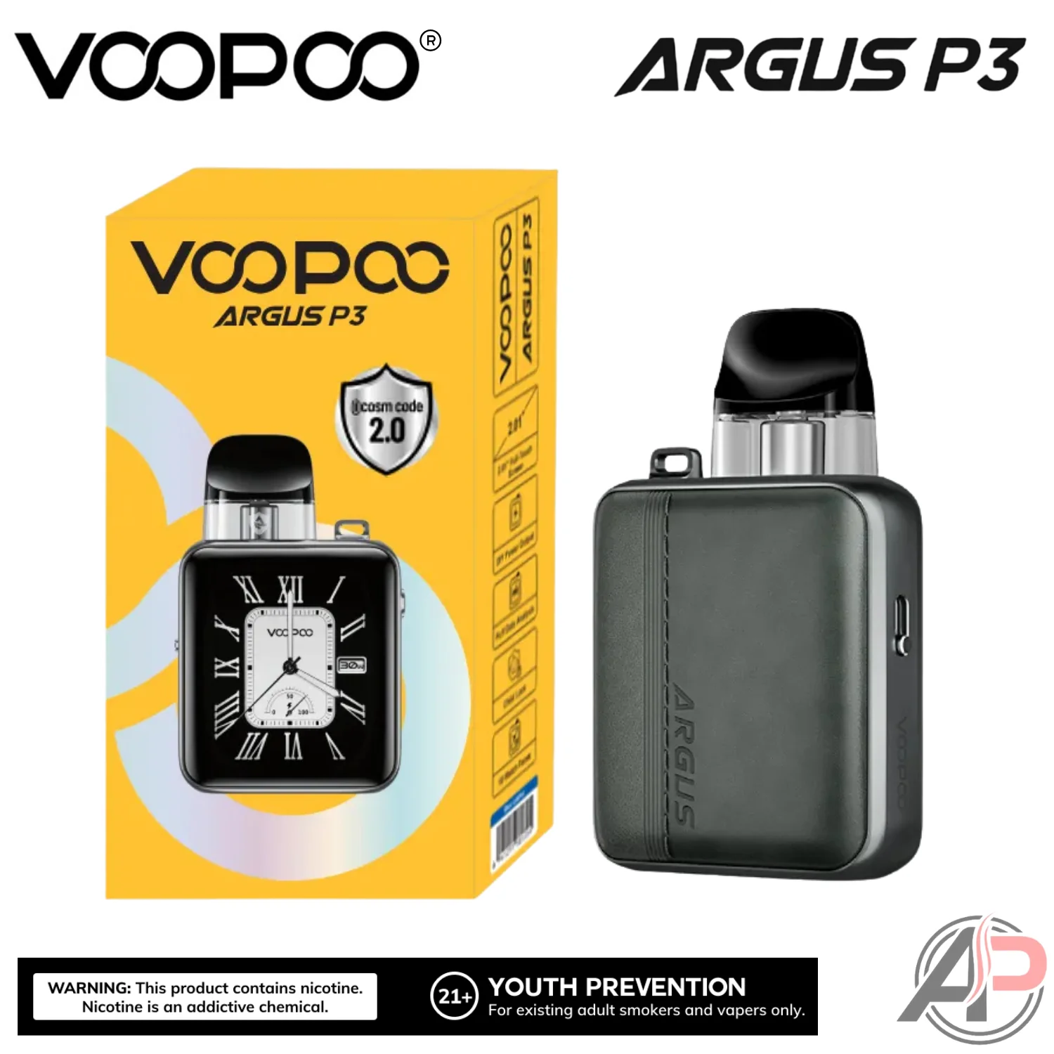 Voopoo Argus P3 Pod System Starter Kit Device - Image 5
