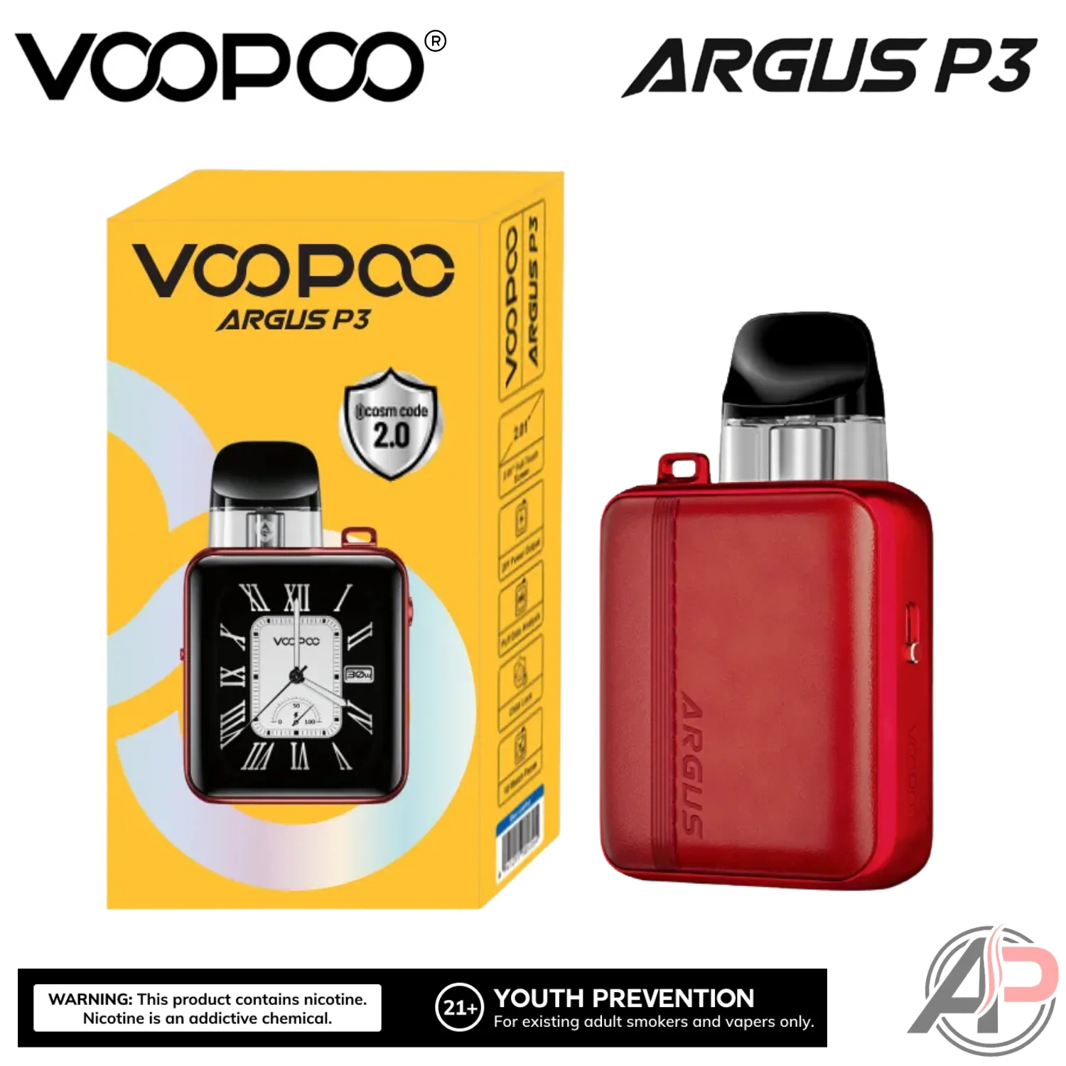 Voopoo Argus P3 Pod System Starter Kit Device - Image 6